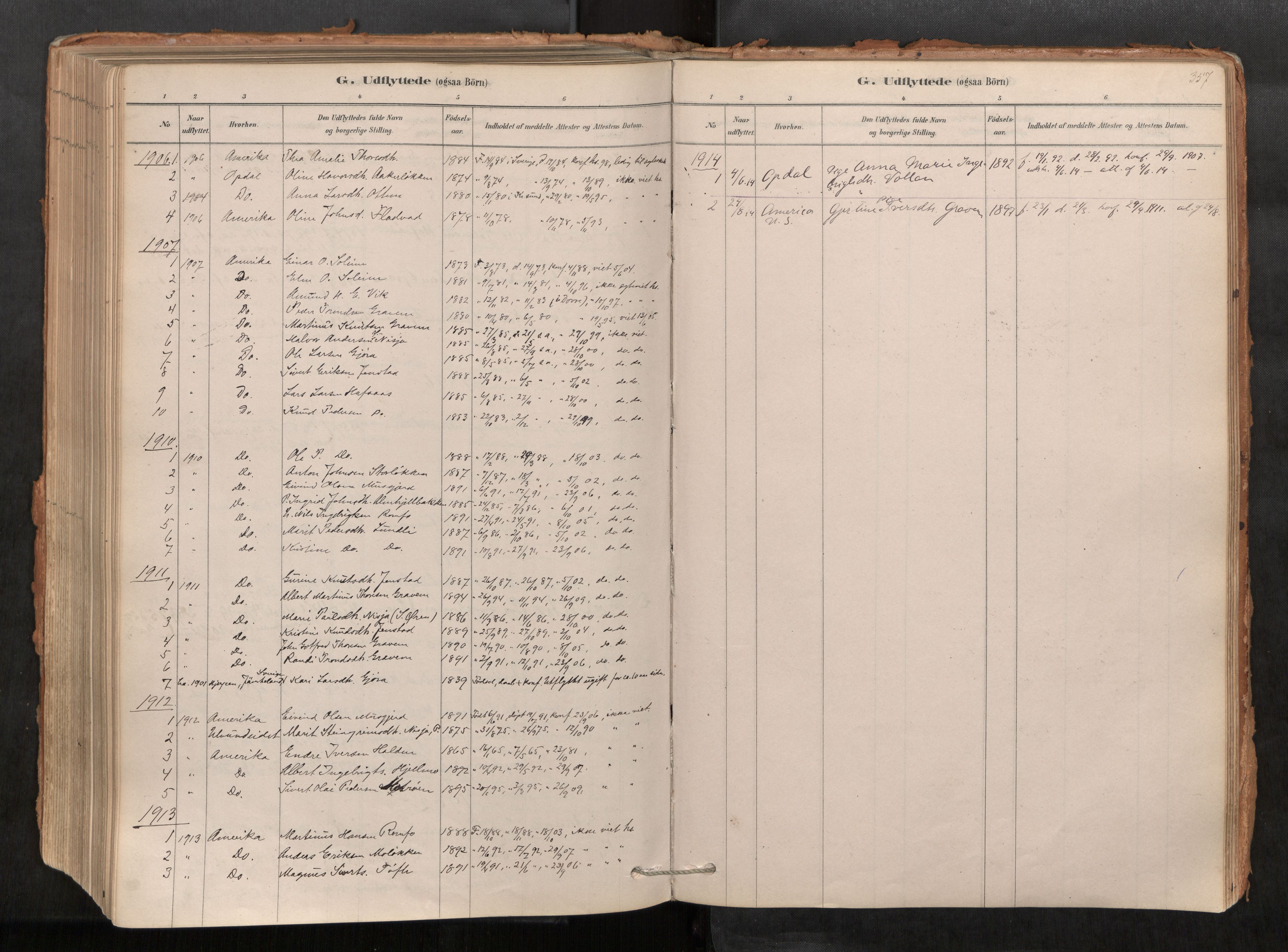 Sunndal sokneprestkontor, AV/SAT-A-1085/1/I/I1/I1a/L0001: Parish register (official) no. 1, 1877-1914, p. 357