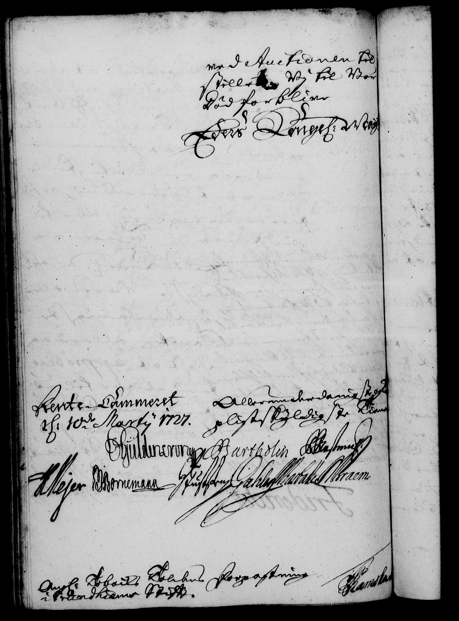 Rentekammeret, Kammerkanselliet, RA/EA-3111/G/Gf/Gfa/L0010: Norsk relasjons- og resolusjonsprotokoll (merket RK 52.10), 1727, p. 282