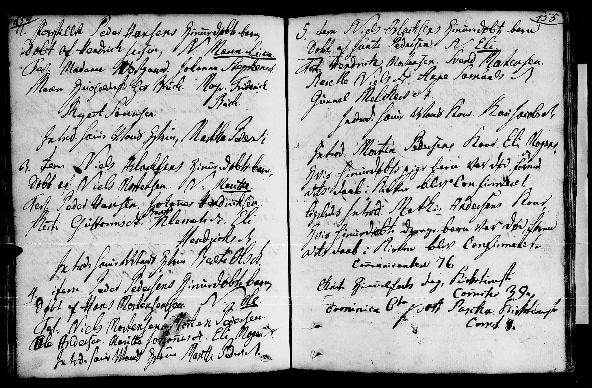 Loppa sokneprestkontor, AV/SATØ-S-1339/H/Ha/L0001kirke: Parish register (official) no. 1 /1, 1753-1784, p. 154-155