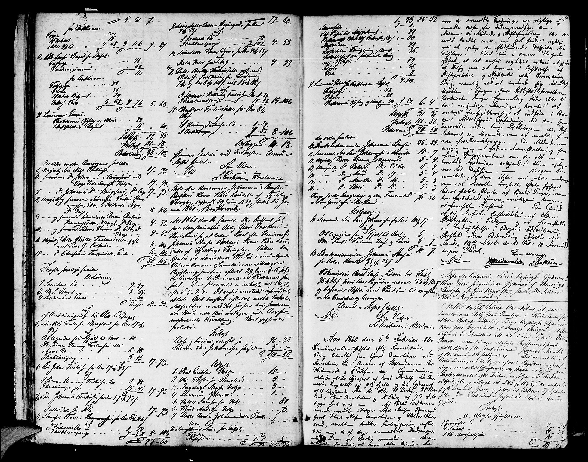 Sunnhordland sorenskrivar, AV/SAB-A-2401/1/H/Ha/Hae/L0005: Skifteprotokollar. Skånevik, Etne, Fjelberg og Kvinnherad. Register i protokoll, 1859-1872, p. 23b-24a