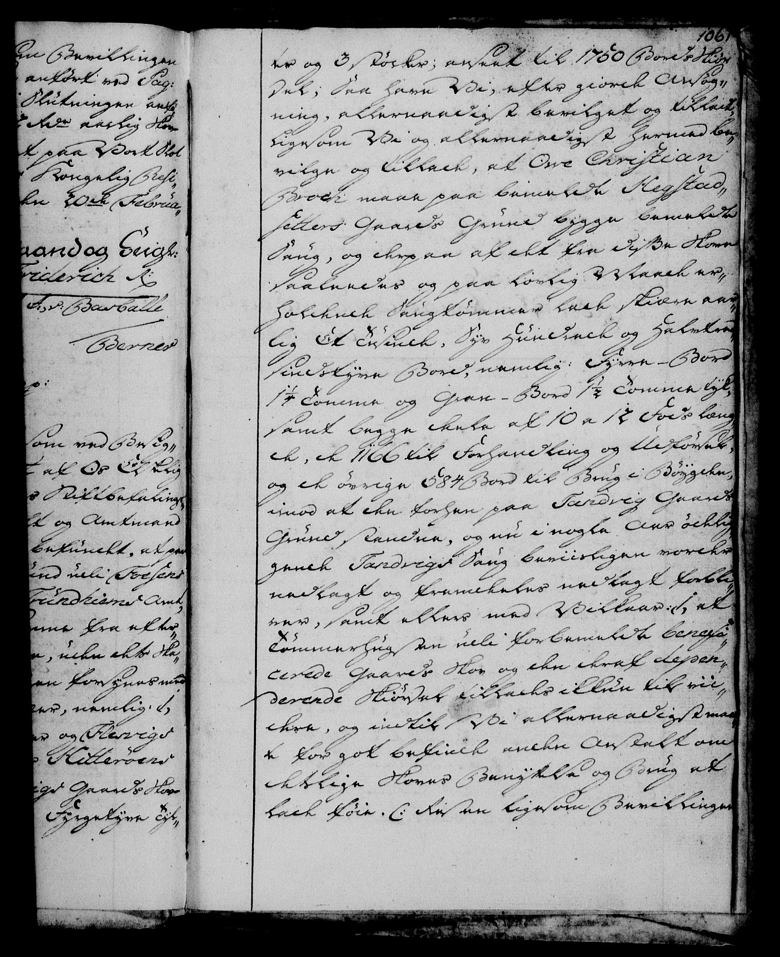 Rentekammeret, Kammerkanselliet, AV/RA-EA-3111/G/Gg/Gga/L0006: Norsk ekspedisjonsprotokoll med register (merket RK 53.6), 1749-1759, p. 1061