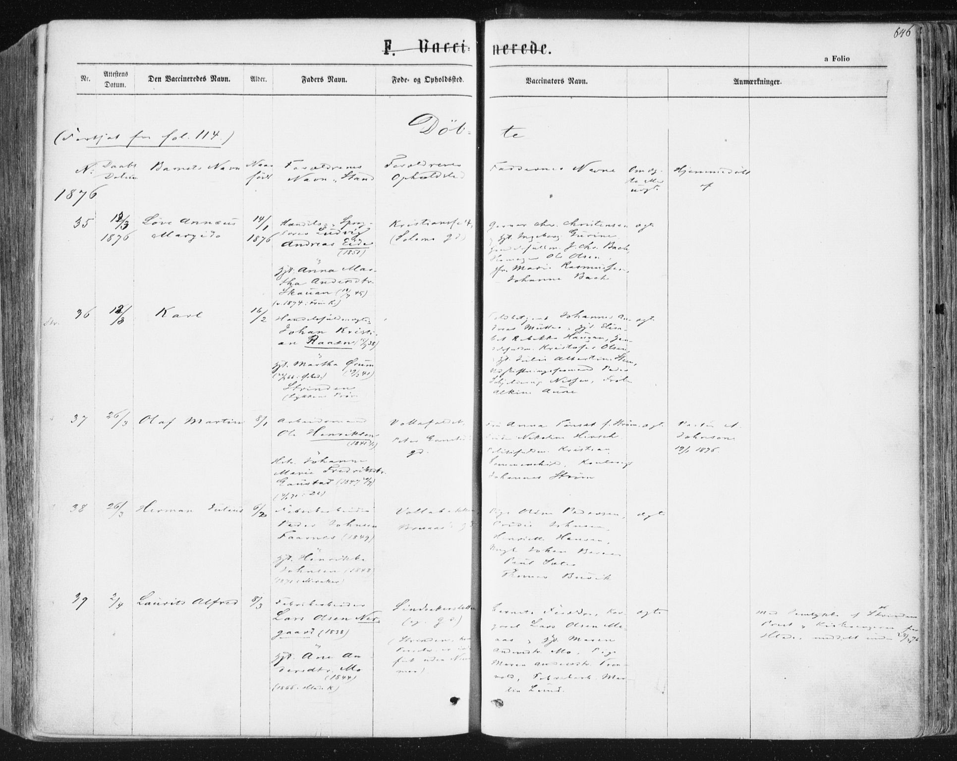 Ministerialprotokoller, klokkerbøker og fødselsregistre - Sør-Trøndelag, AV/SAT-A-1456/604/L0186: Parish register (official) no. 604A07, 1866-1877, p. 646