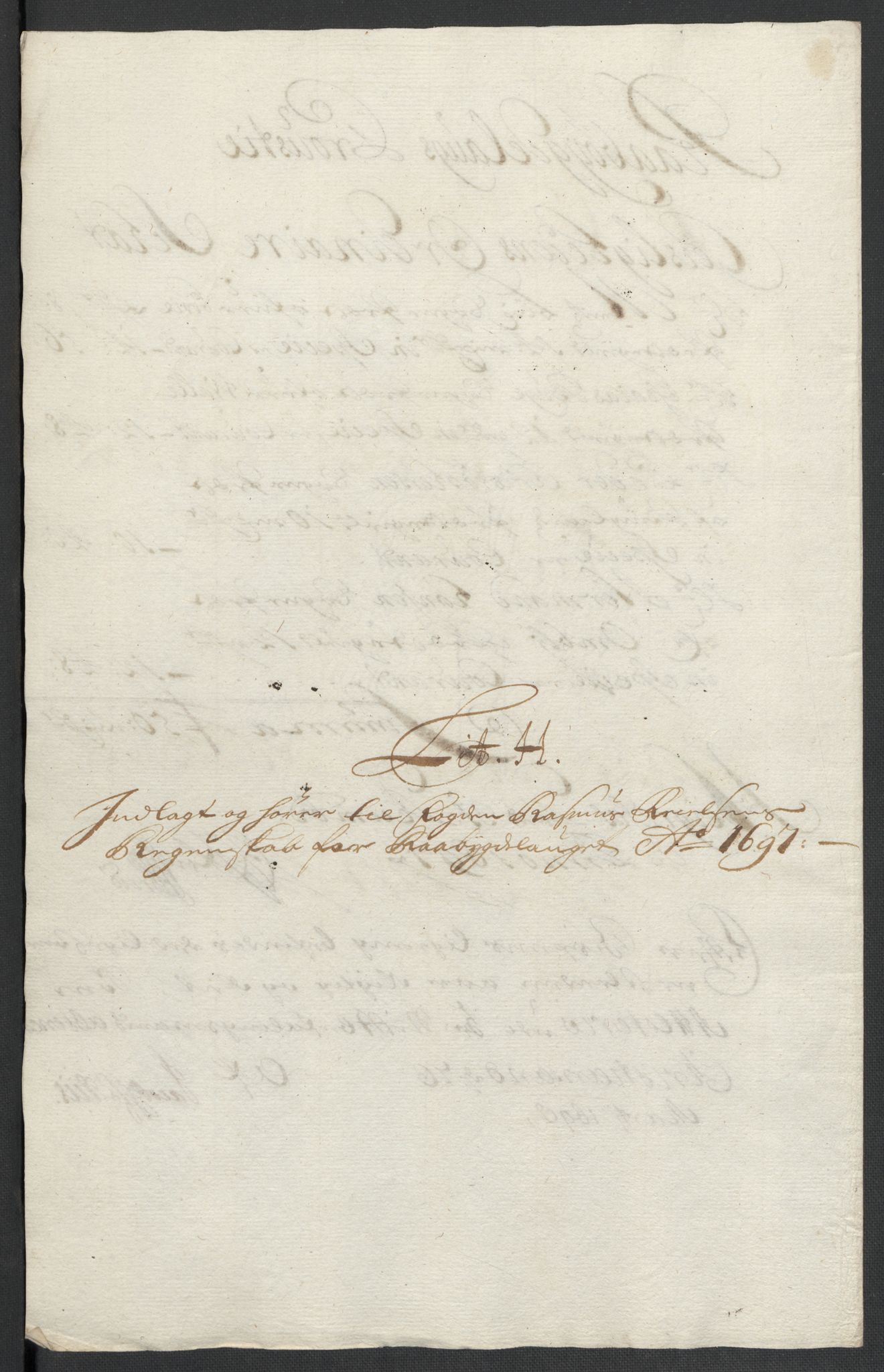 Rentekammeret inntil 1814, Reviderte regnskaper, Fogderegnskap, AV/RA-EA-4092/R40/L2445: Fogderegnskap Råbyggelag, 1697-1699, p. 57