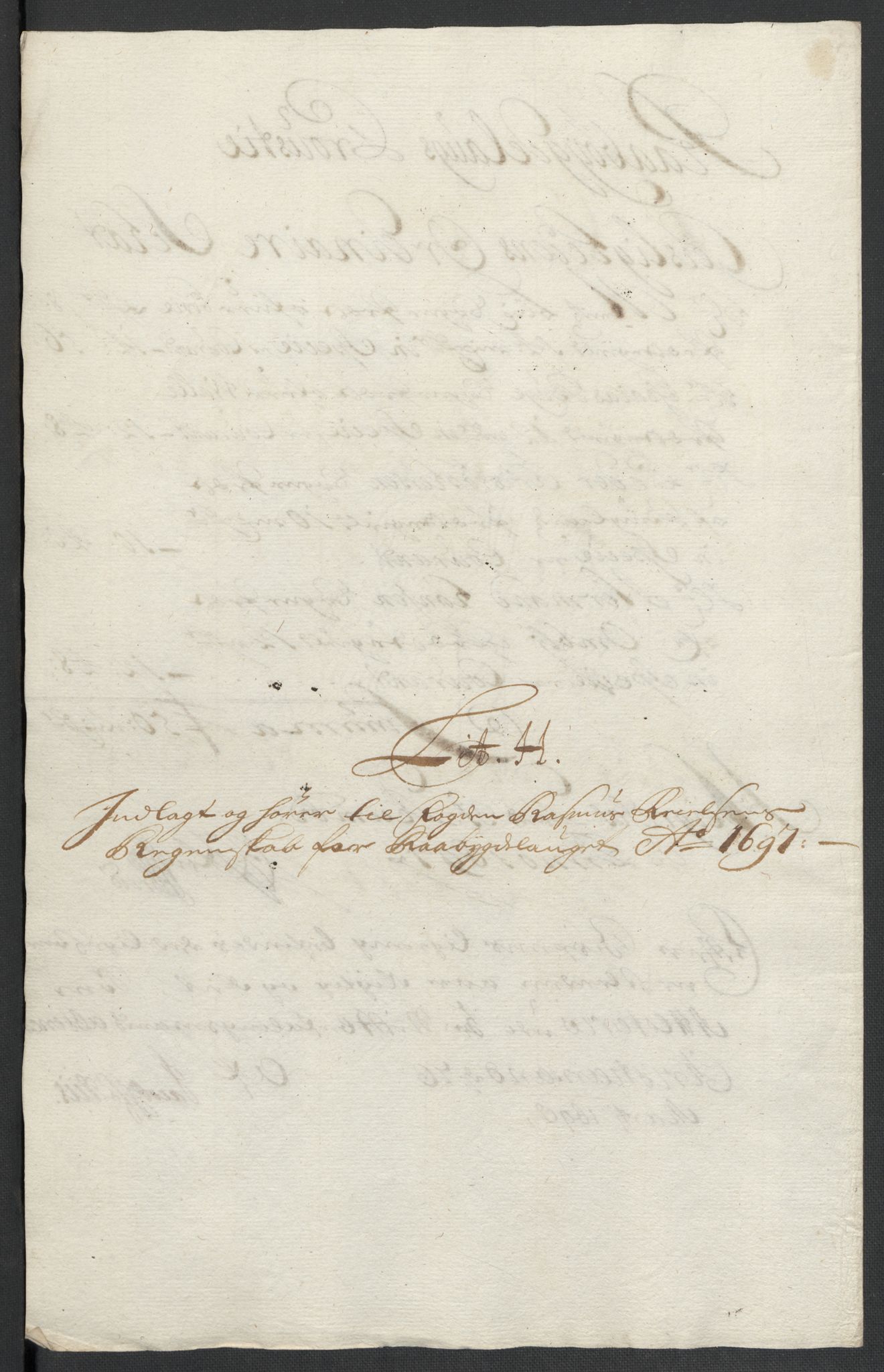 Rentekammeret inntil 1814, Reviderte regnskaper, Fogderegnskap, RA/EA-4092/R40/L2445: Fogderegnskap Råbyggelag, 1697-1699, p. 57