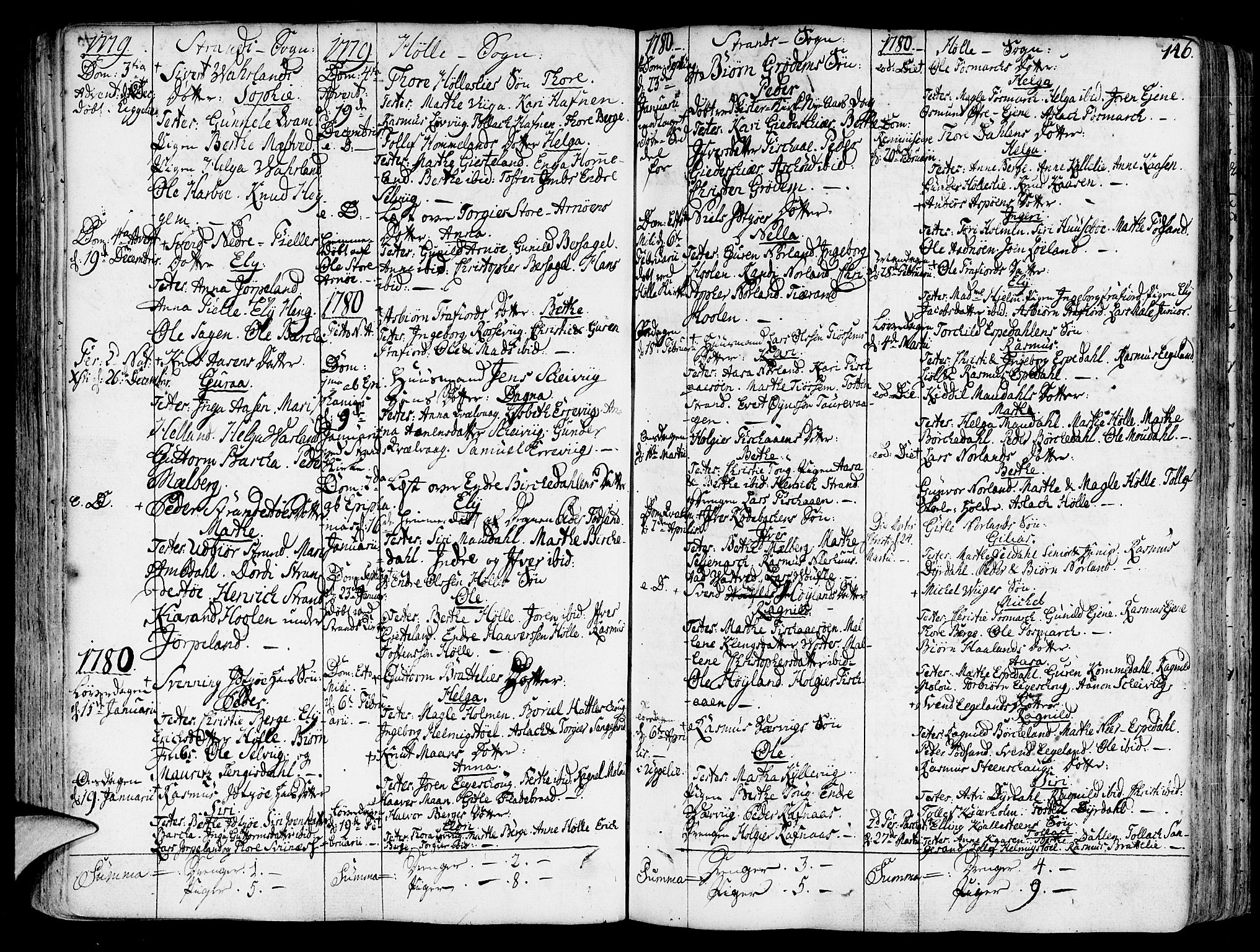 Strand sokneprestkontor, SAST/A-101828/H/Ha/Haa/L0003: Parish register (official) no. A 3, 1769-1816, p. 146