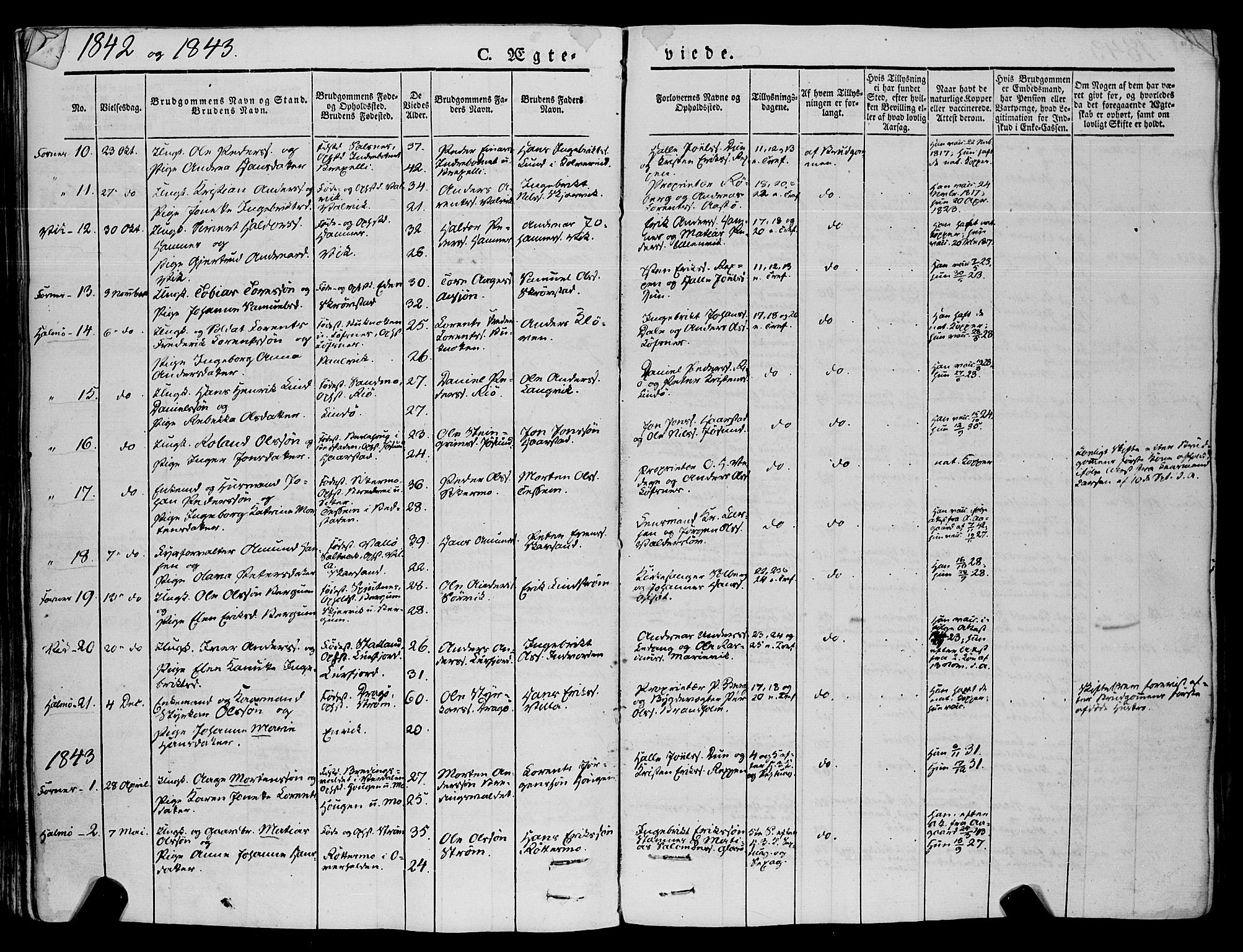 Ministerialprotokoller, klokkerbøker og fødselsregistre - Nord-Trøndelag, SAT/A-1458/773/L0614: Parish register (official) no. 773A05, 1831-1856, p. 306