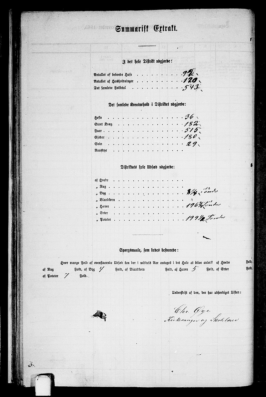 RA, 1865 census for Hemne, 1865, p. 33