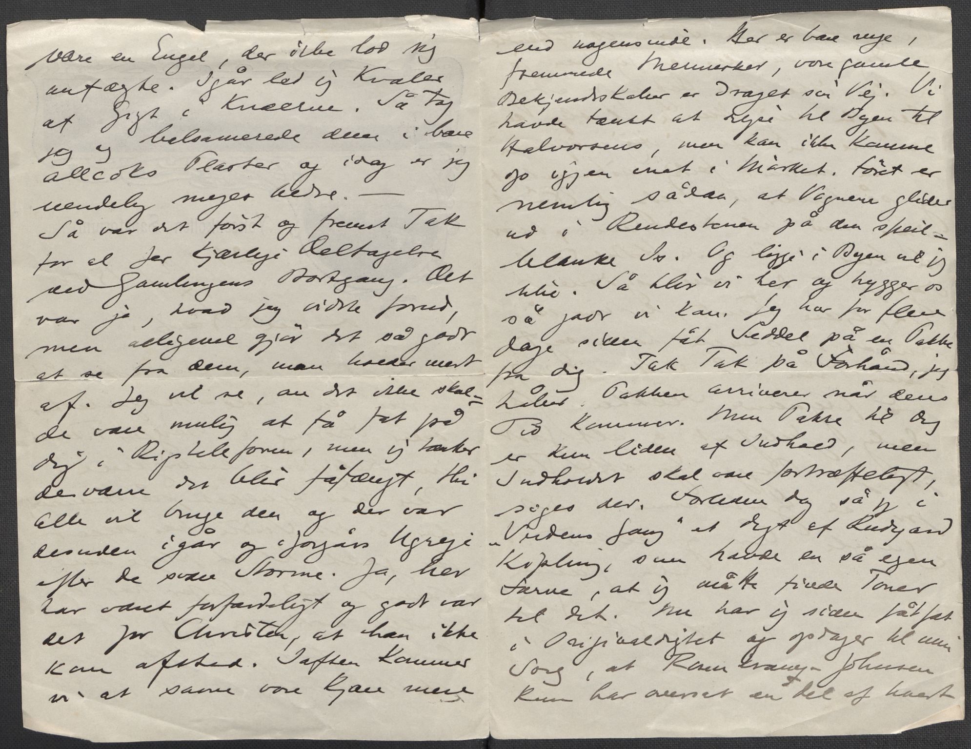 Beyer, Frants, AV/RA-PA-0132/F/L0001: Brev fra Edvard Grieg til Frantz Beyer og "En del optegnelser som kan tjene til kommentar til brevene" av Marie Beyer, 1872-1907, p. 601