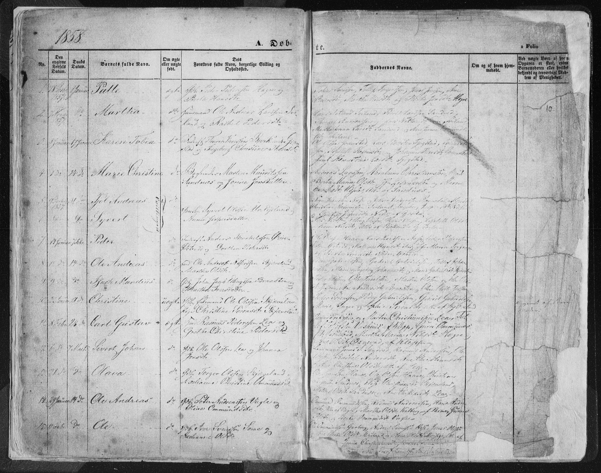 Høyland sokneprestkontor, SAST/A-101799/001/30BA/L0010: Parish register (official) no. A 9.1, 1857-1877, p. 11