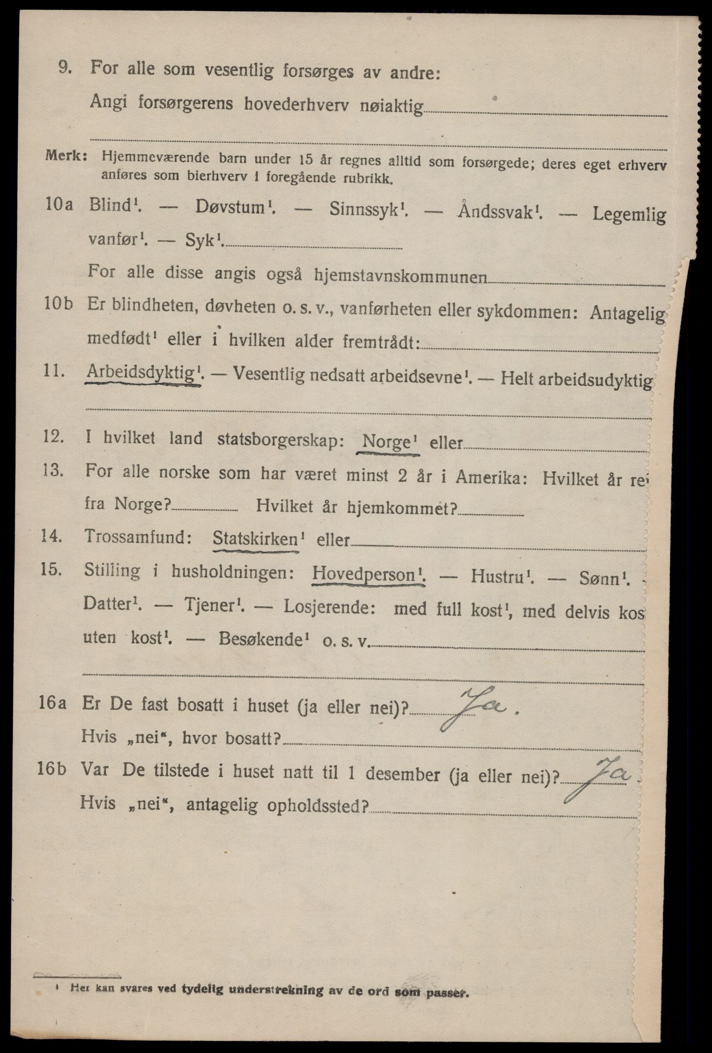 SAKO, 1920 census for Kviteseid, 1920, p. 1410