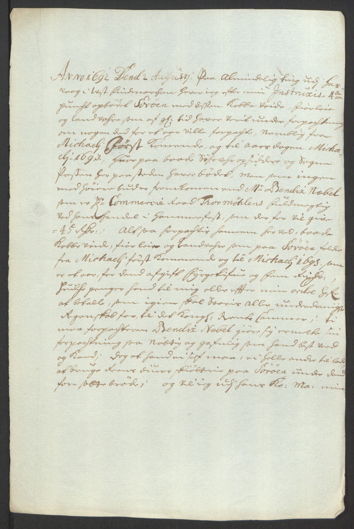 Rentekammeret inntil 1814, Reviderte regnskaper, Fogderegnskap, AV/RA-EA-4092/R69/L4851: Fogderegnskap Finnmark/Vardøhus, 1691-1700, p. 121