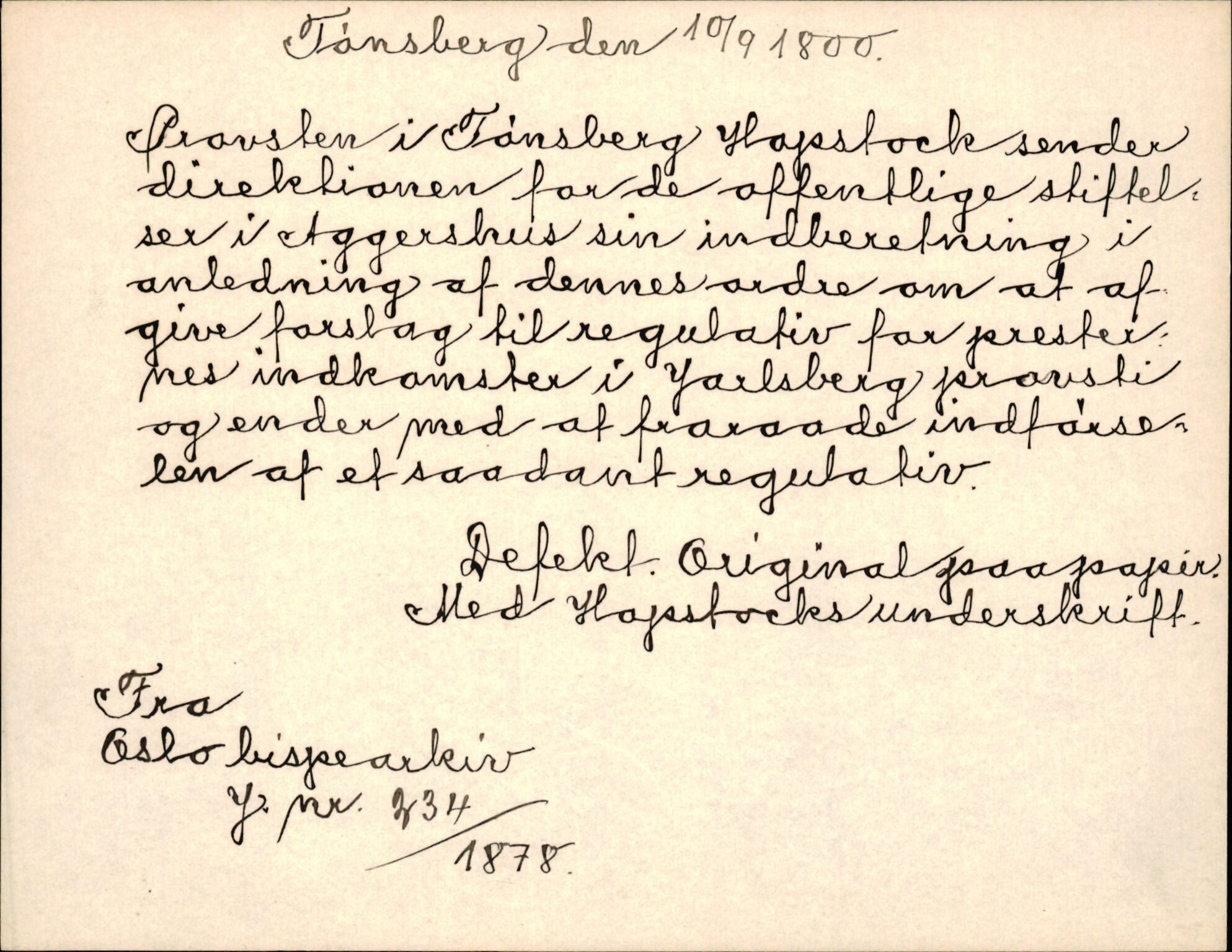 Riksarkivets diplomsamling, AV/RA-EA-5965/F35/F35k/L0001: Regestsedler: Prestearkiver fra Østfold og Akershus, p. 291