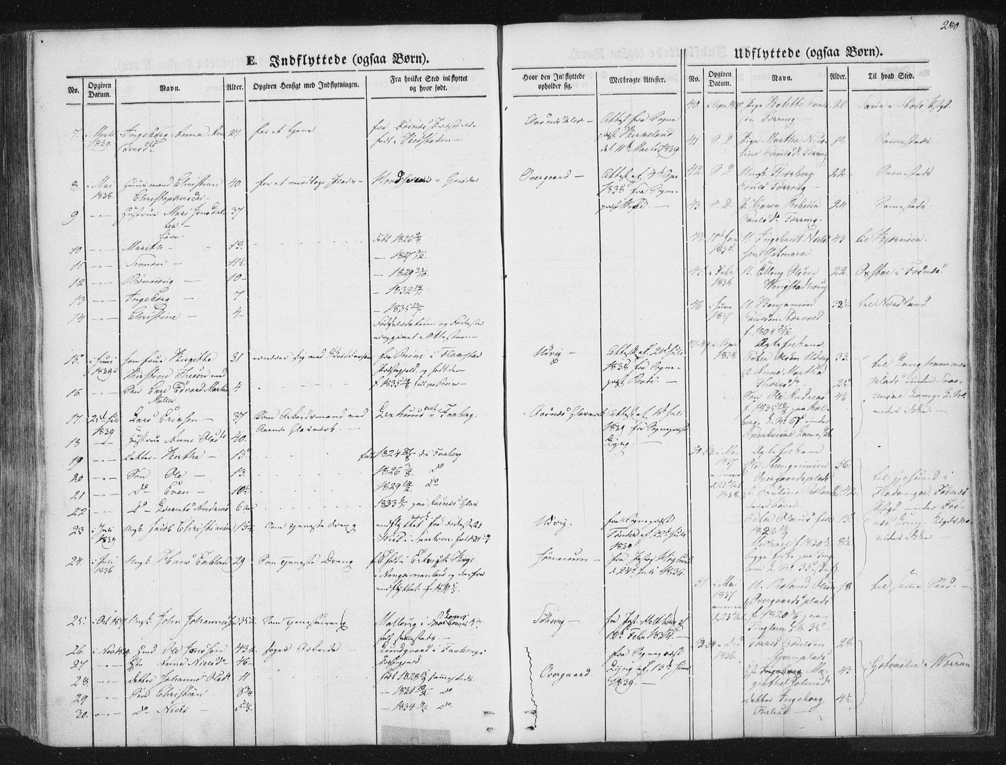 Ministerialprotokoller, klokkerbøker og fødselsregistre - Nord-Trøndelag, SAT/A-1458/741/L0392: Parish register (official) no. 741A06, 1836-1848, p. 280
