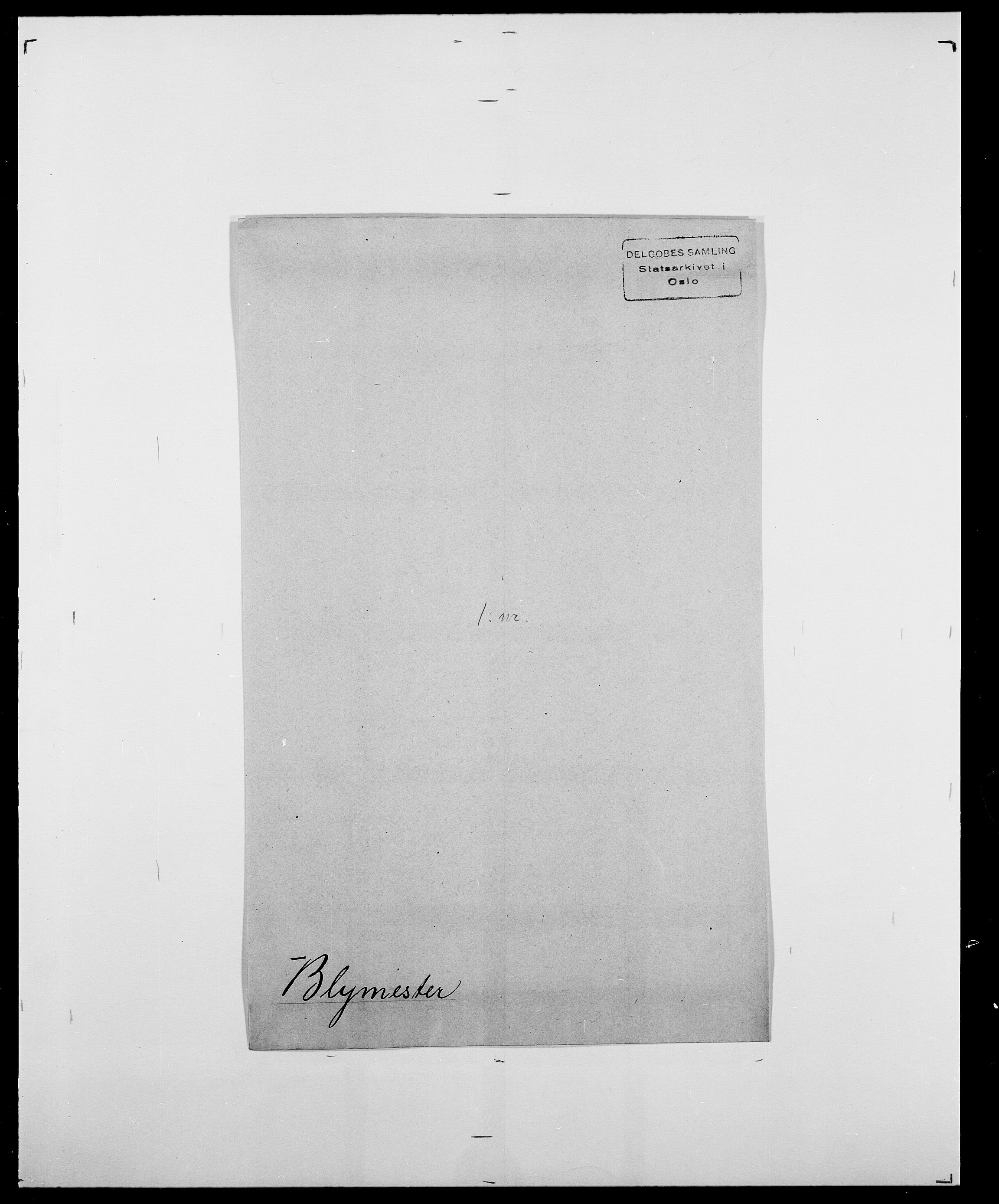 Delgobe, Charles Antoine - samling, SAO/PAO-0038/D/Da/L0004: Bergendahl - Blære, p. 803