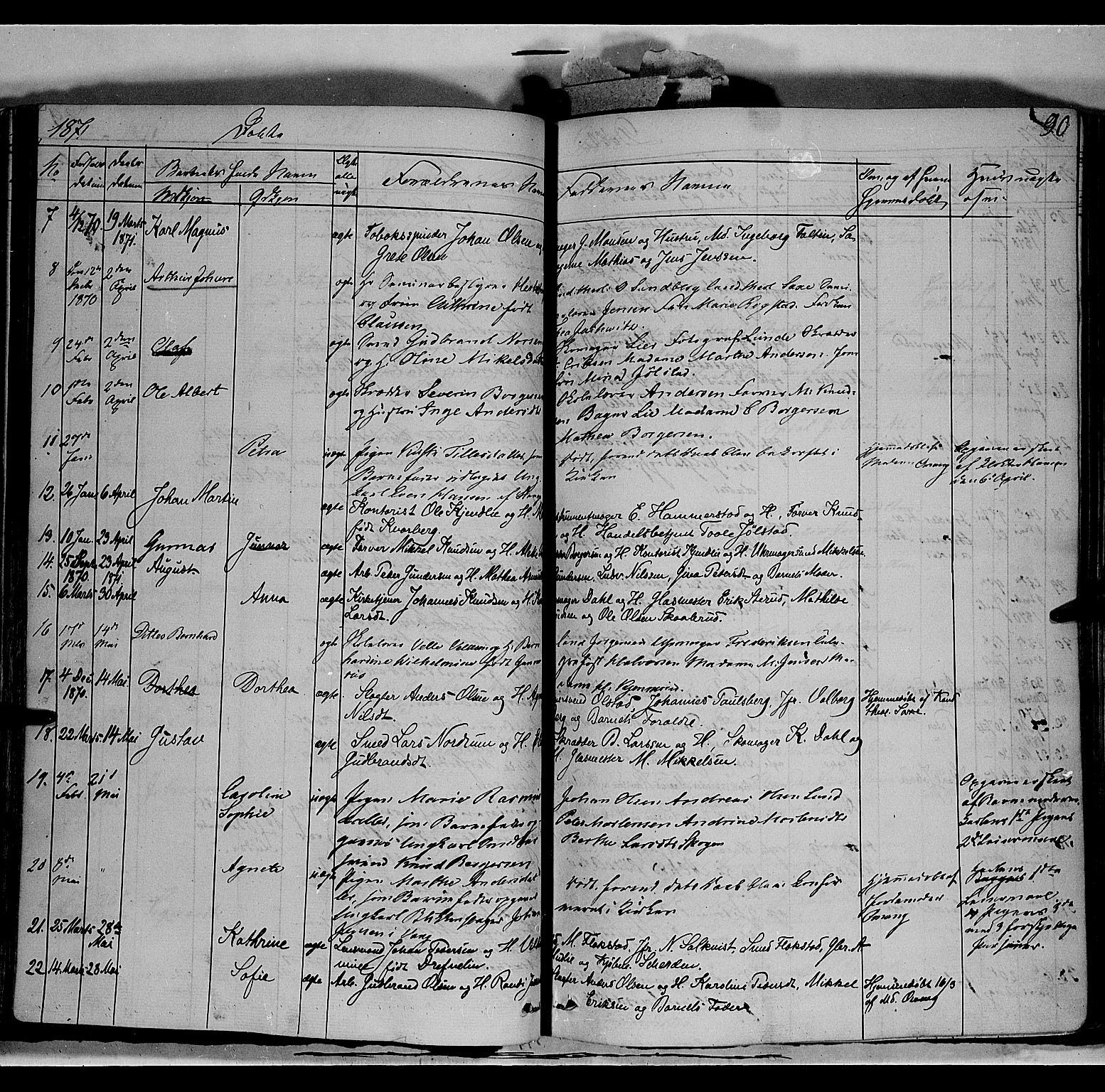 Vang prestekontor, Hedmark, AV/SAH-PREST-008/H/Ha/Haa/L0011: Parish register (official) no. 11, 1852-1877, p. 90