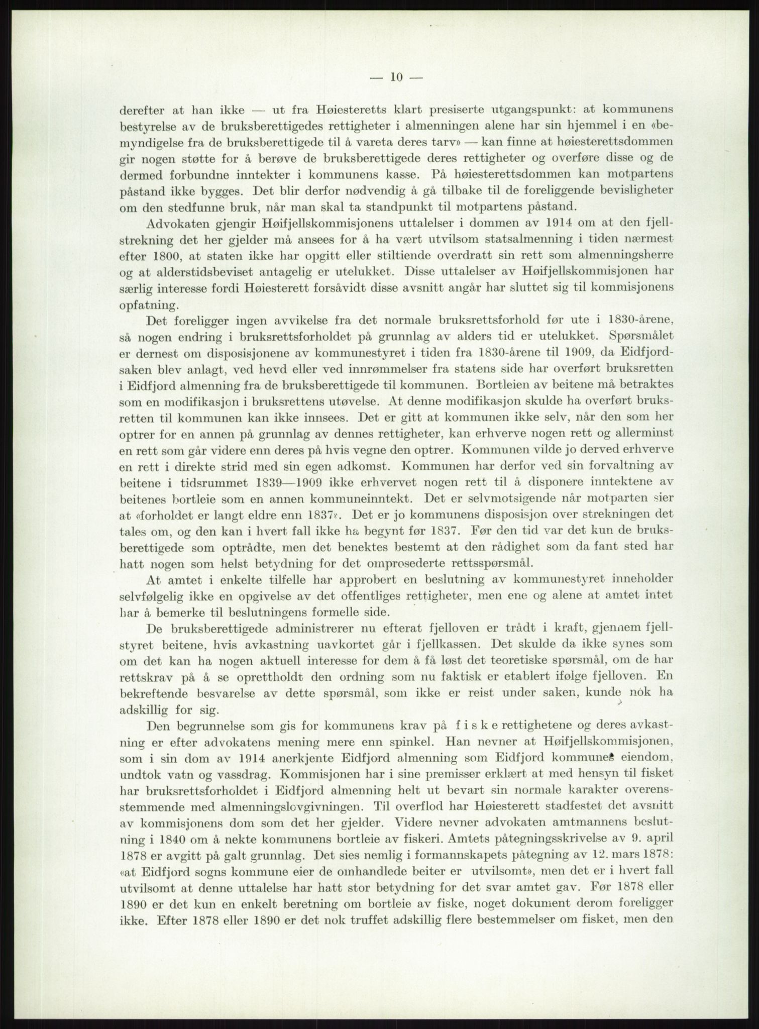 Høyfjellskommisjonen, AV/RA-S-1546/X/Xa/L0001: Nr. 1-33, 1909-1953, p. 871