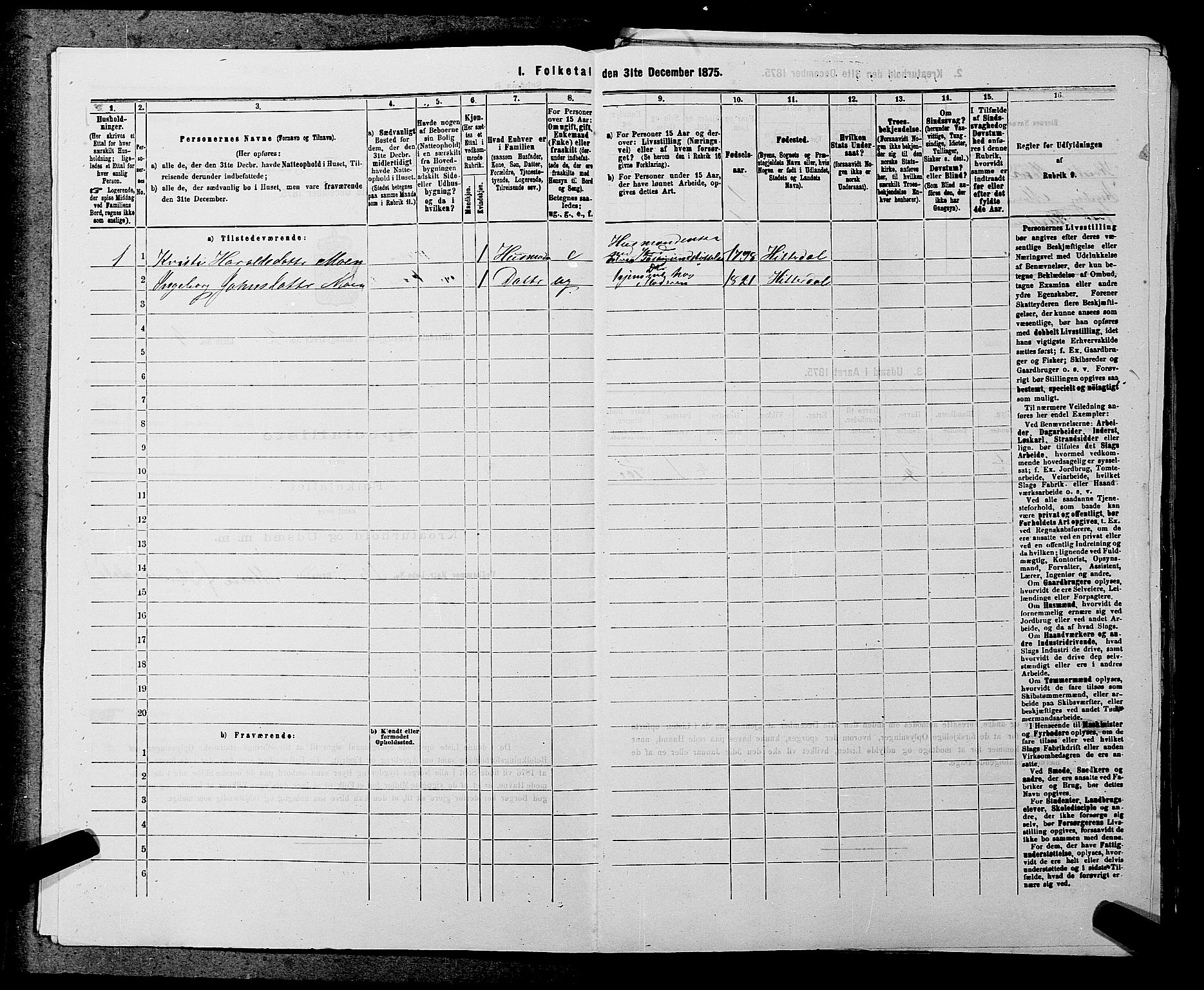 SAKO, 1875 census for 0823P Heddal, 1875, p. 223