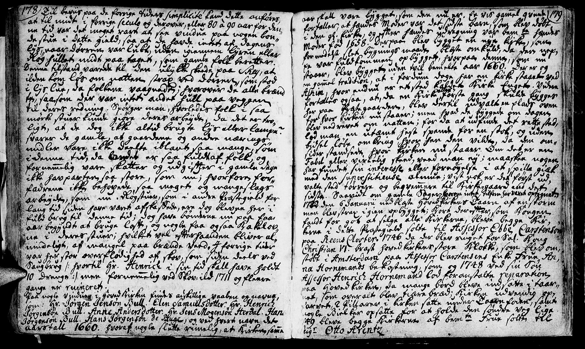 Ministerialprotokoller, klokkerbøker og fødselsregistre - Sør-Trøndelag, AV/SAT-A-1456/646/L0604: Parish register (official) no. 646A02, 1735-1750, p. 178-179