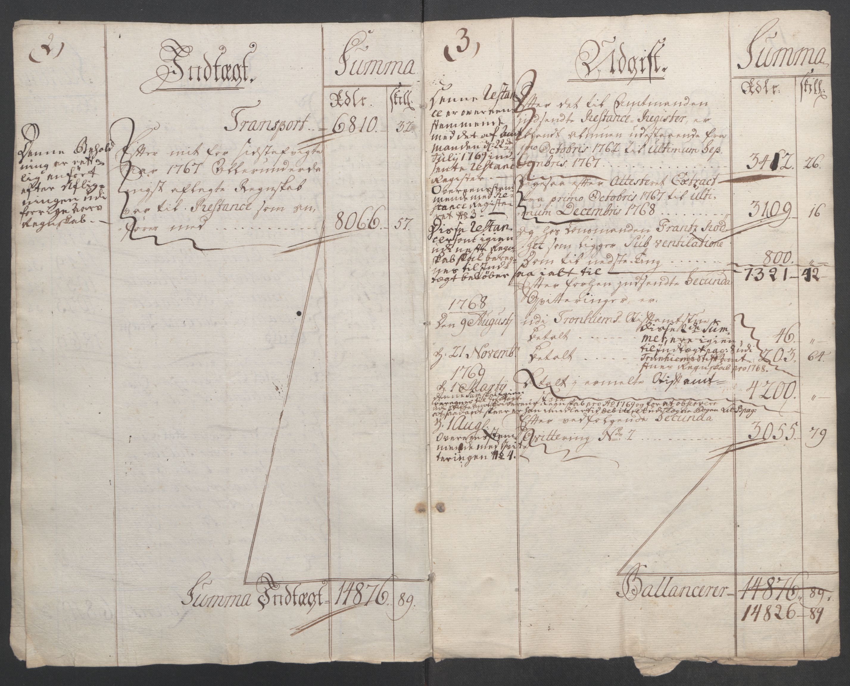 Rentekammeret inntil 1814, Reviderte regnskaper, Fogderegnskap, AV/RA-EA-4092/R54/L3645: Ekstraskatten Sunnmøre, 1762-1772, p. 113