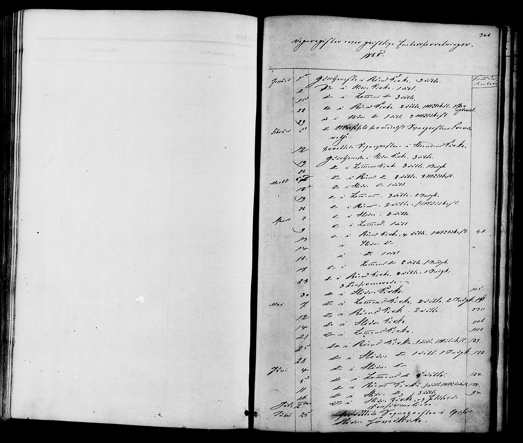 Vestre Slidre prestekontor, SAH/PREST-136/H/Ha/Haa/L0003: Parish register (official) no. 3, 1865-1880, p. 346