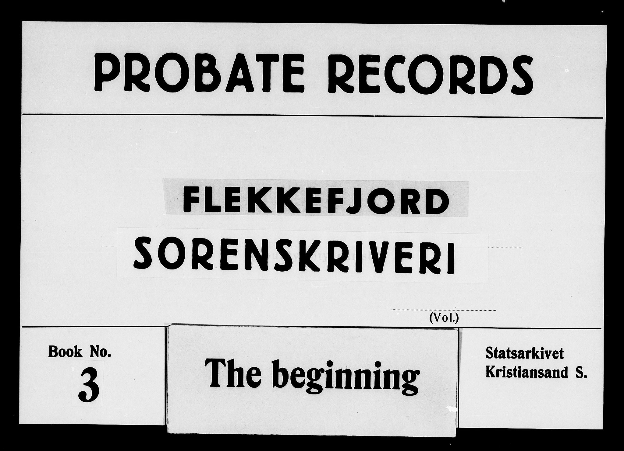 Flekkefjord sorenskriveri, AV/SAK-1221-0001/H/Hc/L0009: Skifteprotokoll nr. 3, med gårdsnavn- og personnavnregister, 1819-1828