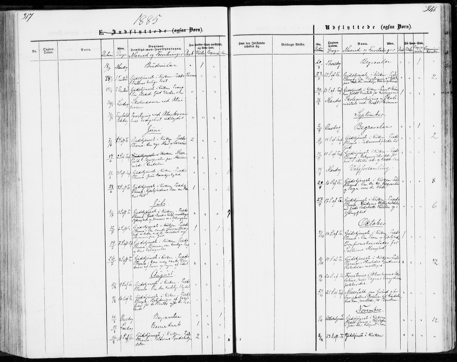 Sollia prestekontor, AV/SAH-PREST-050/H/Ha/Haa/L0001: Parish register (official) no. 1, 1856-1885, p. 317-318