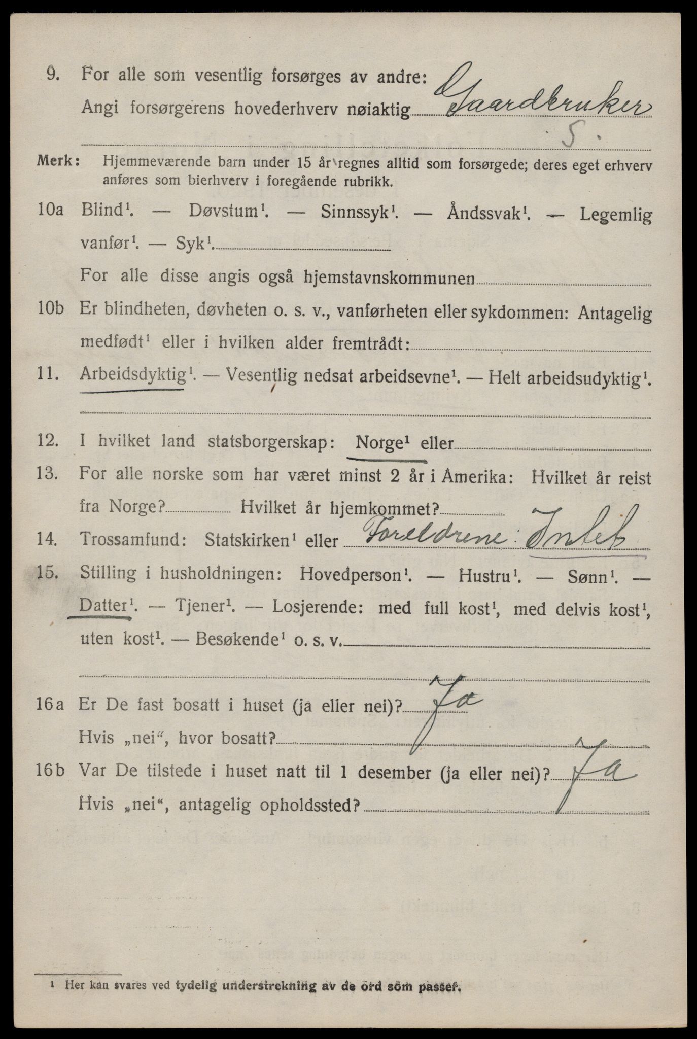 SAKO, 1920 census for Hjartdal, 1920, p. 1835