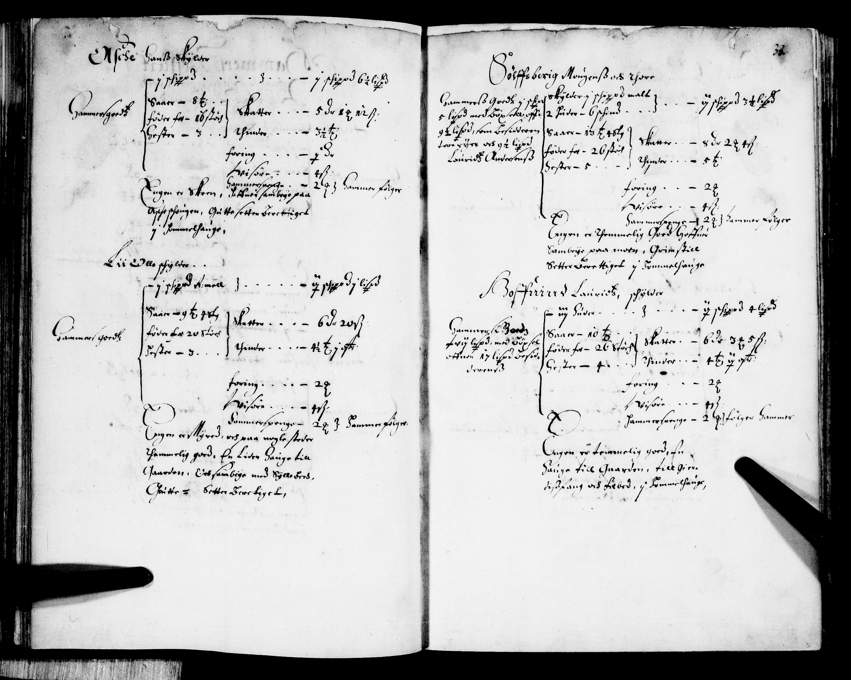 Rentekammeret inntil 1814, Realistisk ordnet avdeling, AV/RA-EA-4070/N/Nb/Nba/L0012: Hedmark fogderi, 1. del, 1669, p. 32b-33a