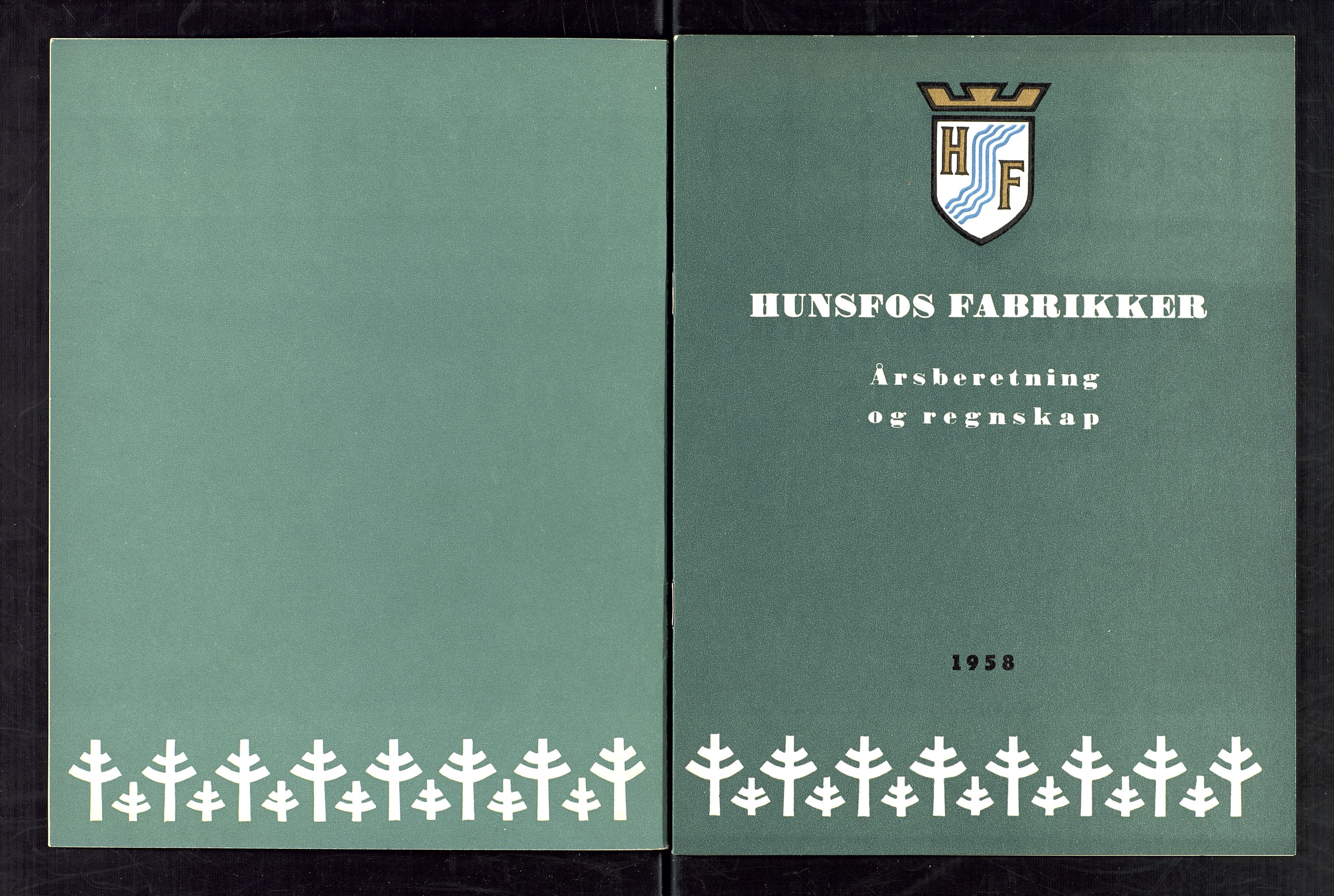 Hunsfos fabrikker, AV/SAK-D/1440/01/L0001/0003: Vedtekter, anmeldelser og årsberetninger / Årsberetninger og regnskap, 1918-1989, p. 155