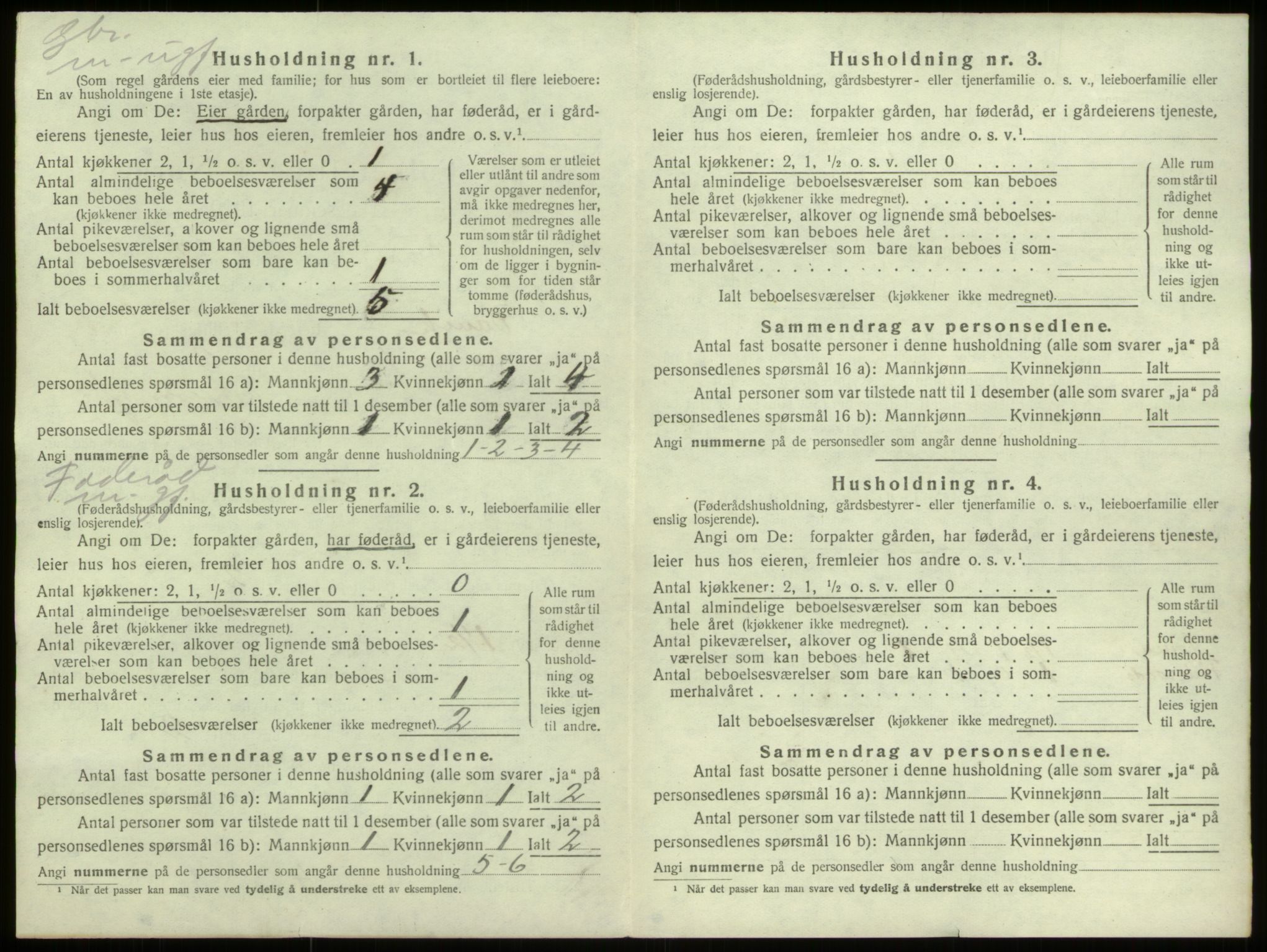 SAB, 1920 census for Davik, 1920, p. 64