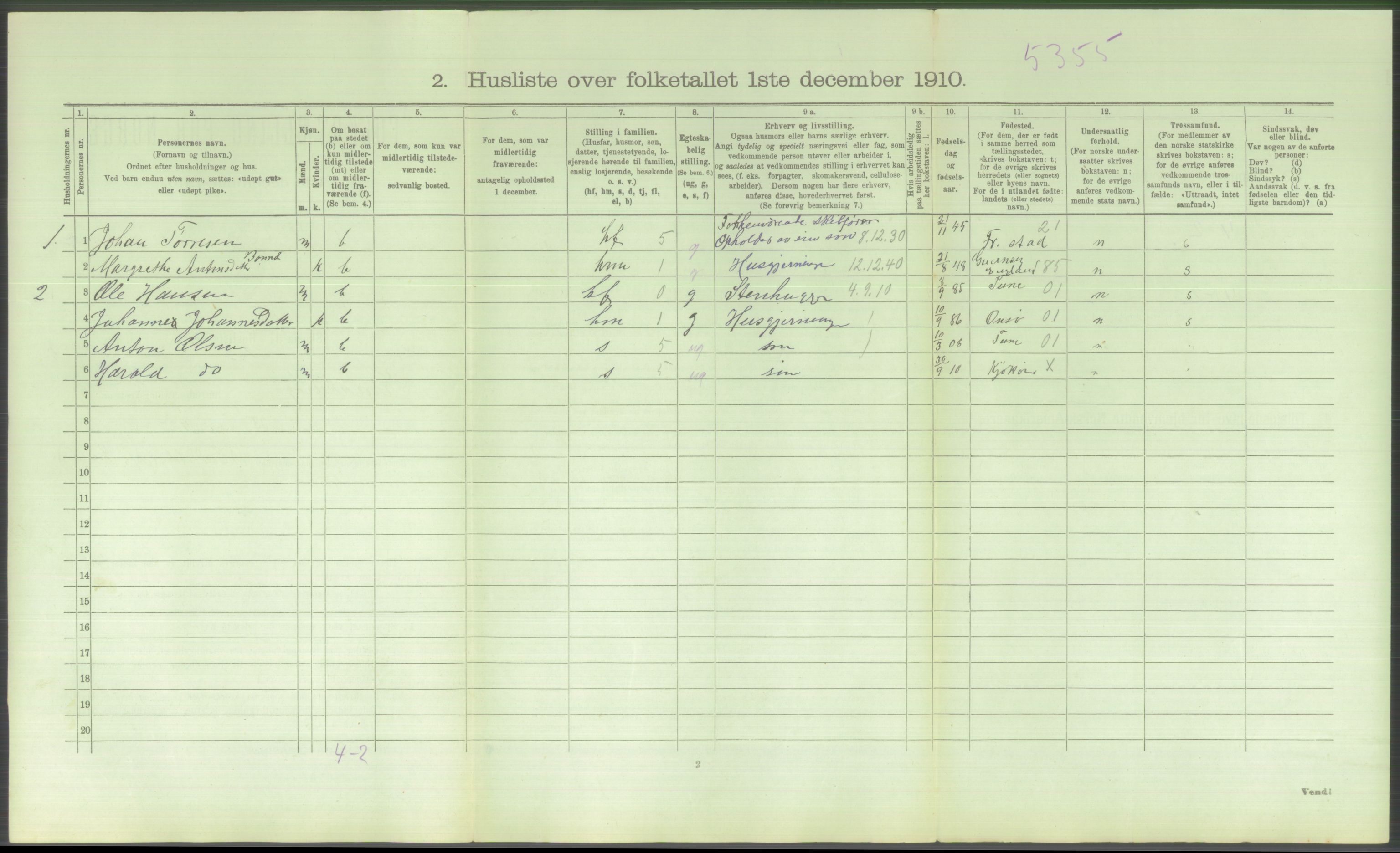 RA, 1910 census for Kråkerøy, 1910, p. 857