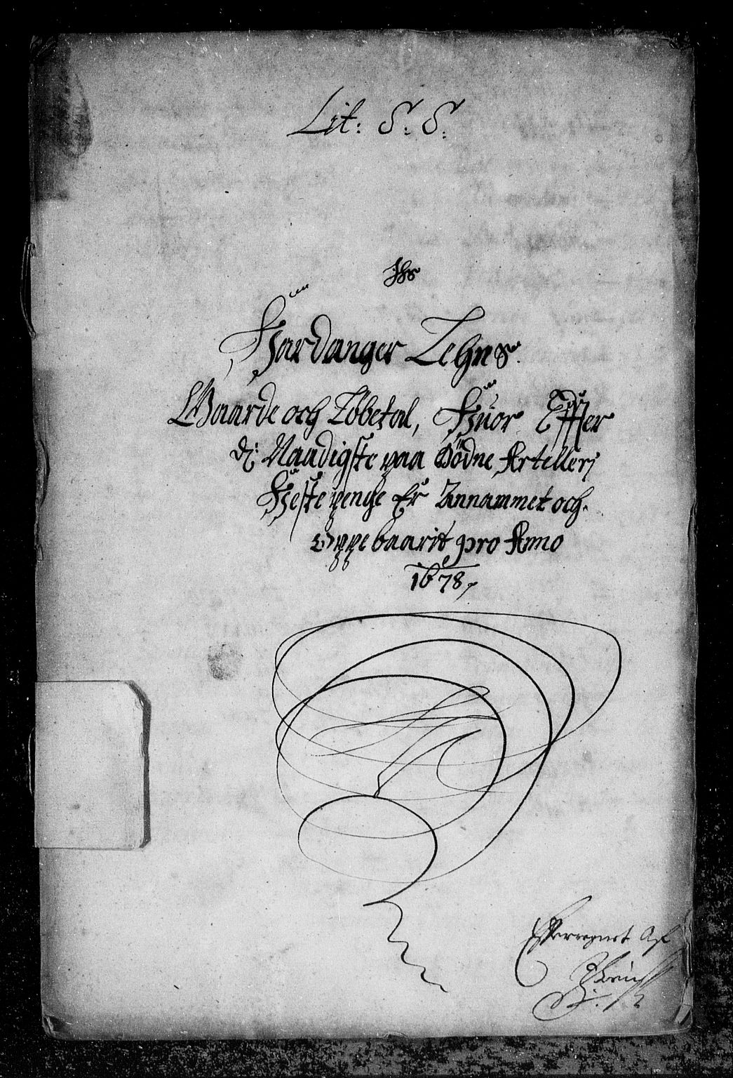 Rentekammeret inntil 1814, Reviderte regnskaper, Stiftamtstueregnskaper, Bergen stiftamt, AV/RA-EA-6043/R/Rc/L0052: Bergen stiftamt, 1678