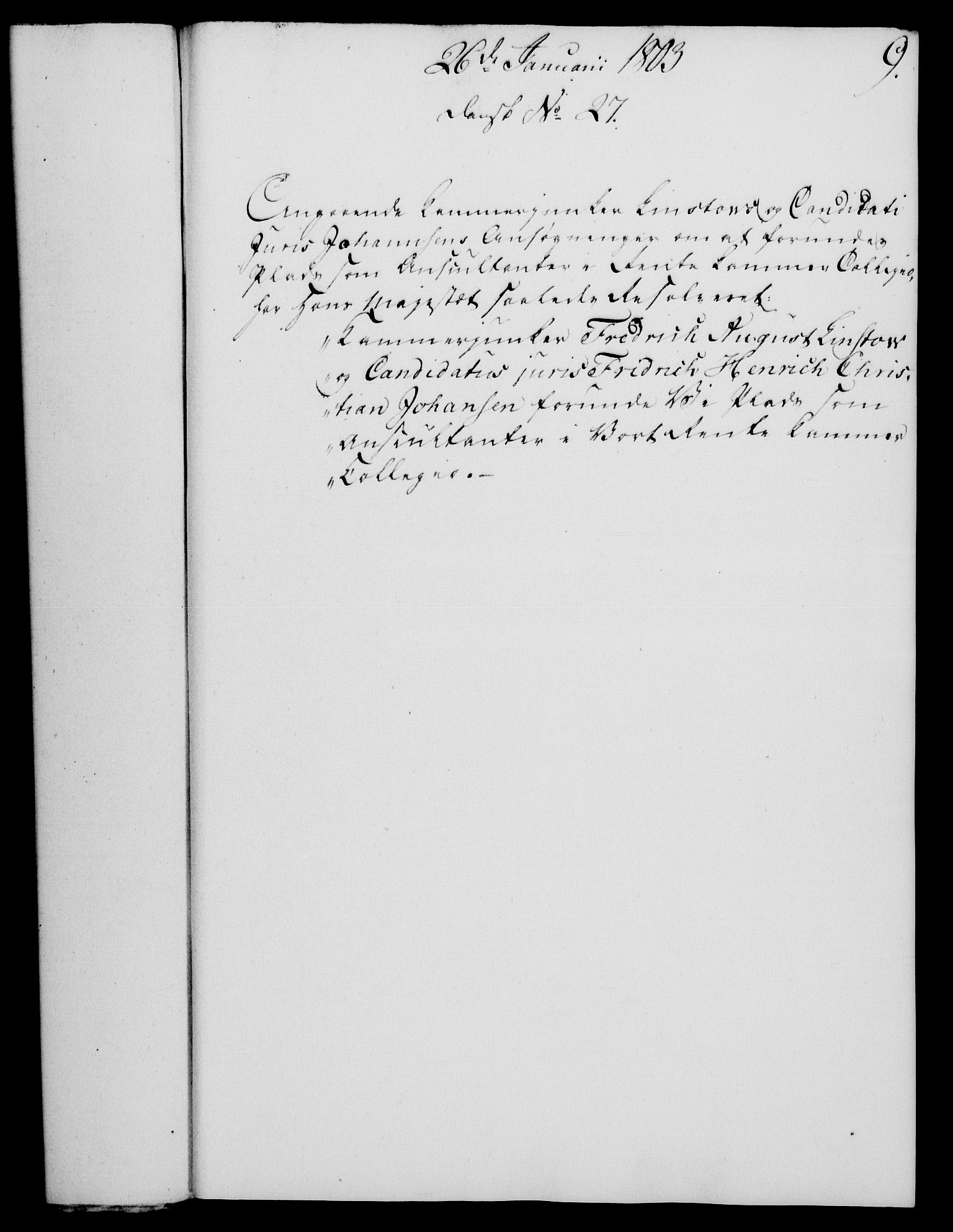 Rentekammeret, Kammerkanselliet, AV/RA-EA-3111/G/Gf/Gfa/L0085: Norsk relasjons- og resolusjonsprotokoll (merket RK 52.85), 1803, p. 74
