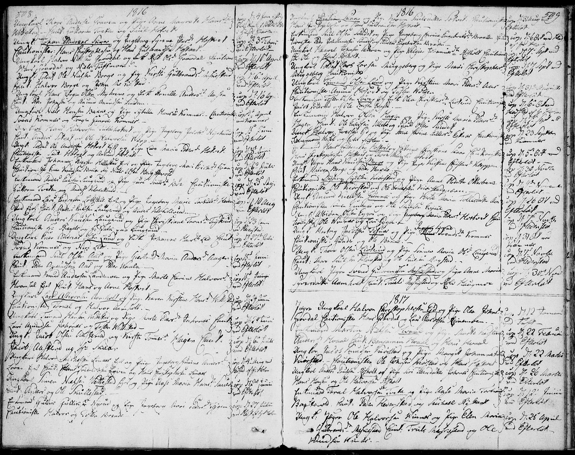 Sandsvær kirkebøker, SAKO/A-244/F/Fa/L0003: Parish register (official) no. I 3, 1809-1817, p. 508-509