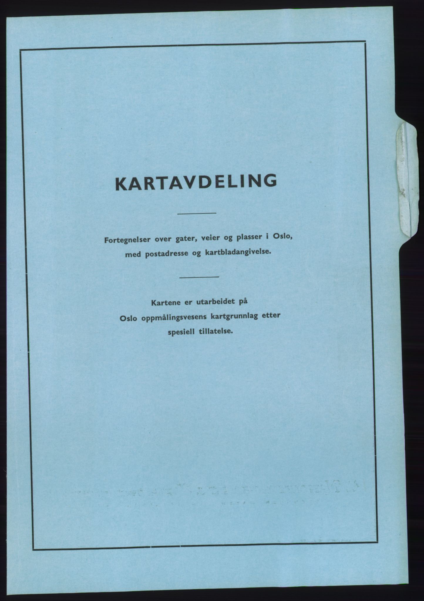 Kristiania/Oslo adressebok, PUBL/-, 1960-1961