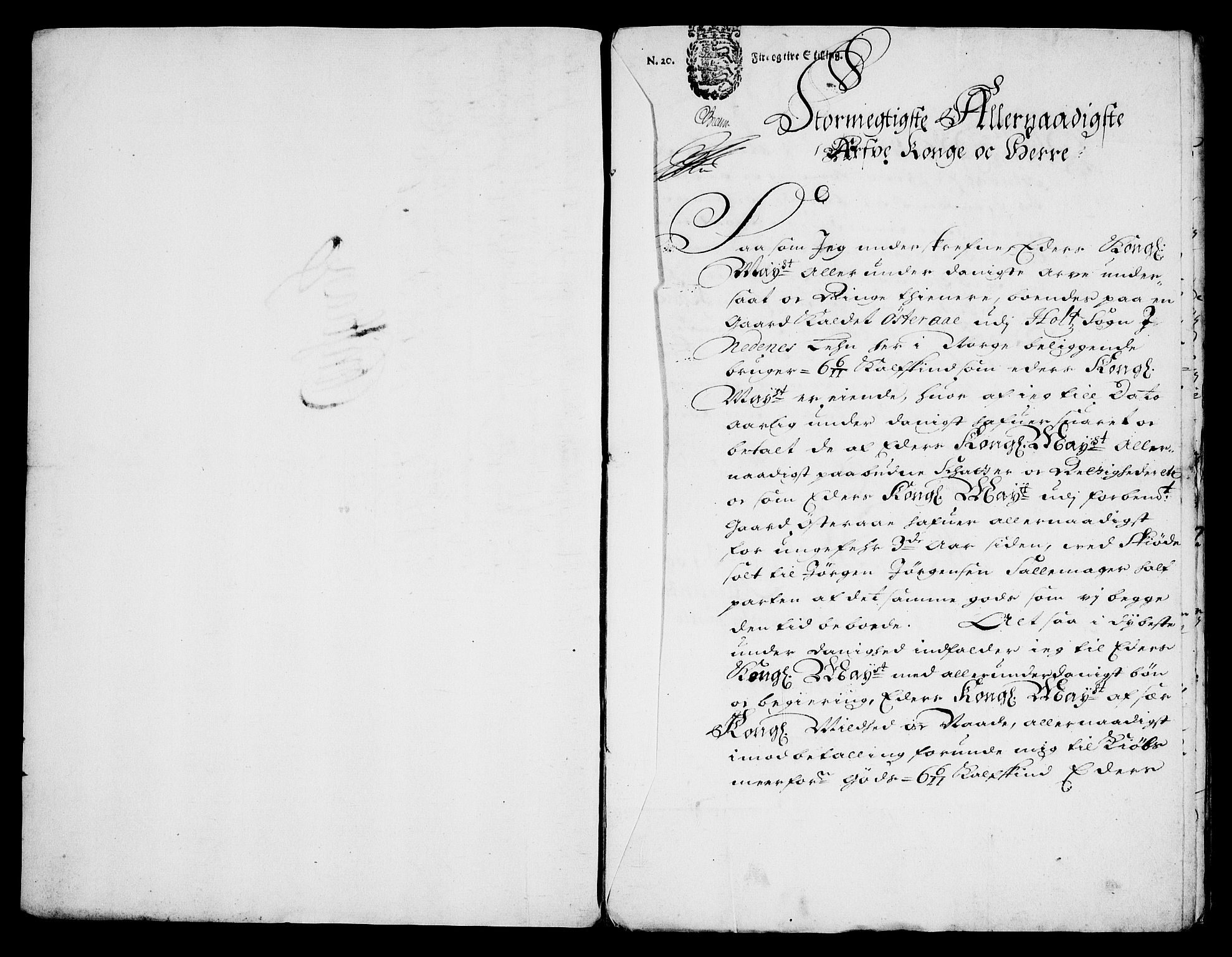 Rentekammeret inntil 1814, Realistisk ordnet avdeling, AV/RA-EA-4070/On/L0013: [Jj 14]: Forskjellige dokumenter om krongodset i Norge, 1672-1722, p. 303