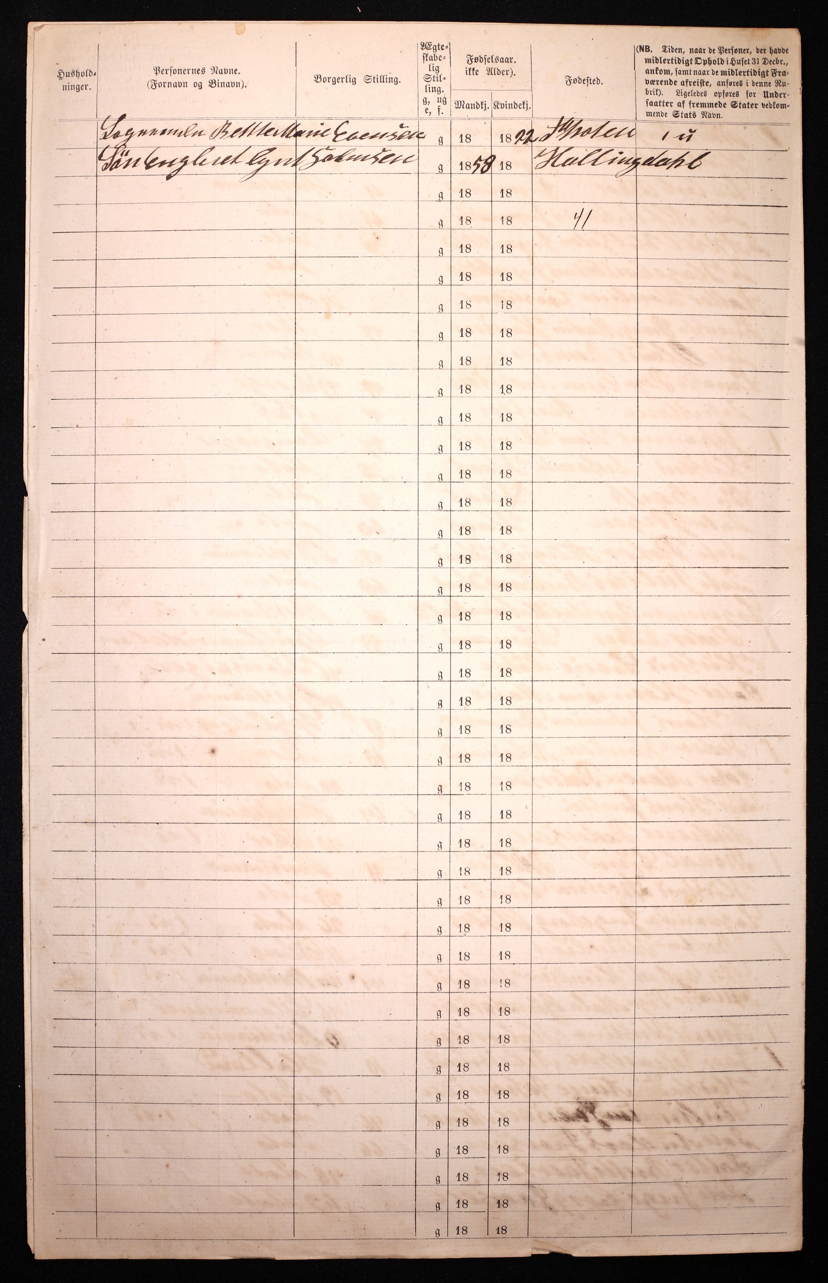 RA, 1870 census for 0301 Kristiania, 1870, p. 227