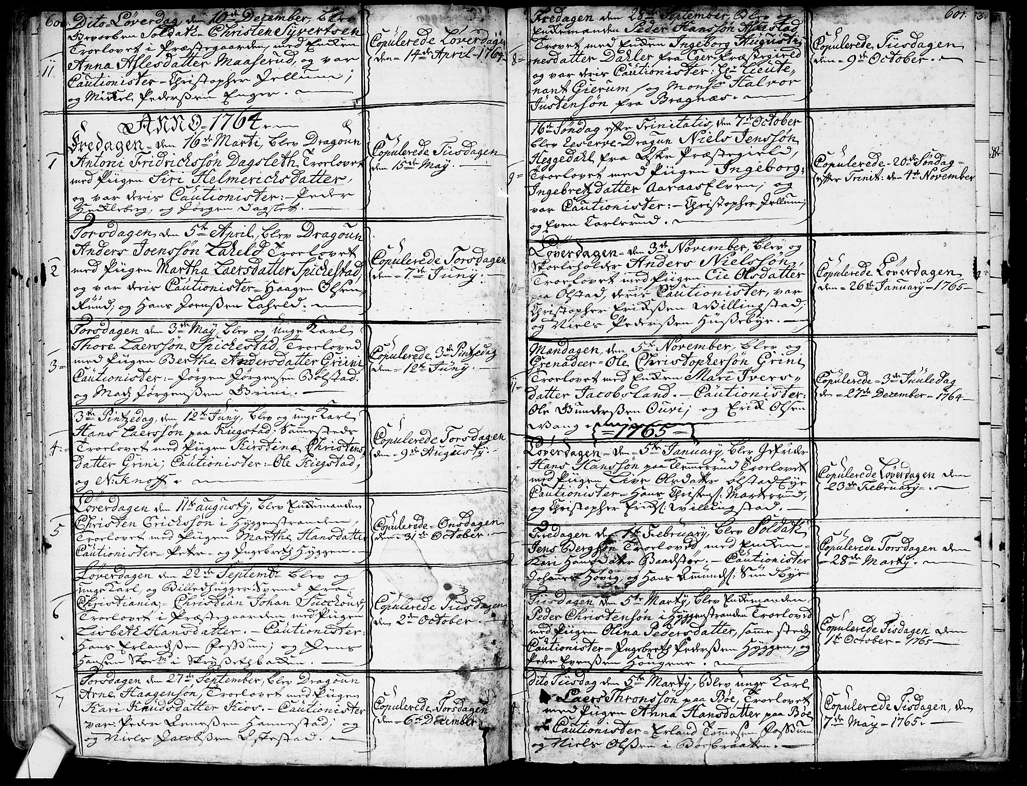 Røyken kirkebøker, AV/SAKO-A-241/G/Ga/L0001: Parish register (copy) no. 1, 1740-1768, p. 600-601