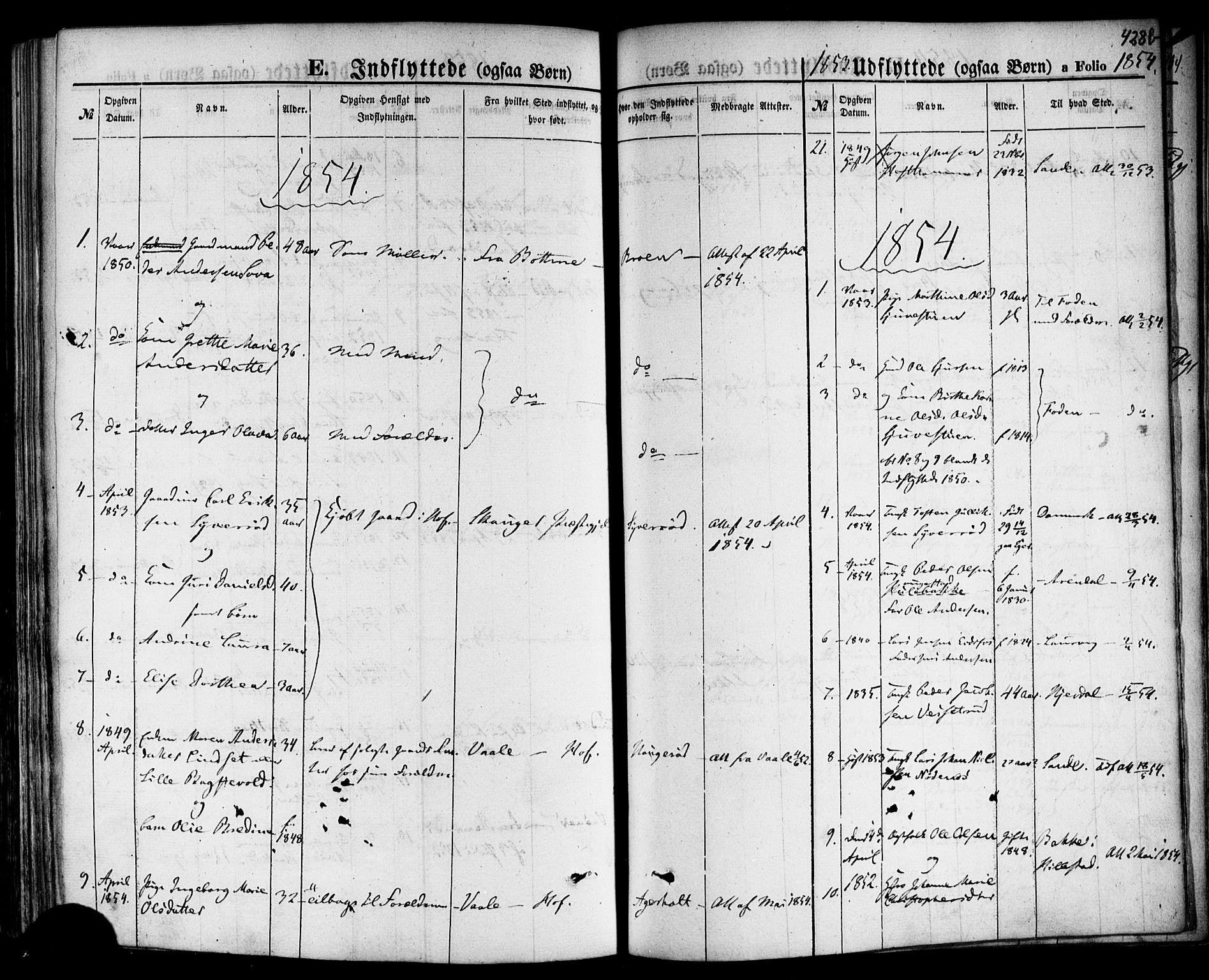 Hof kirkebøker, AV/SAKO-A-64/F/Fa/L0006: Parish register (official) no. I 6, 1851-1877, p. 428