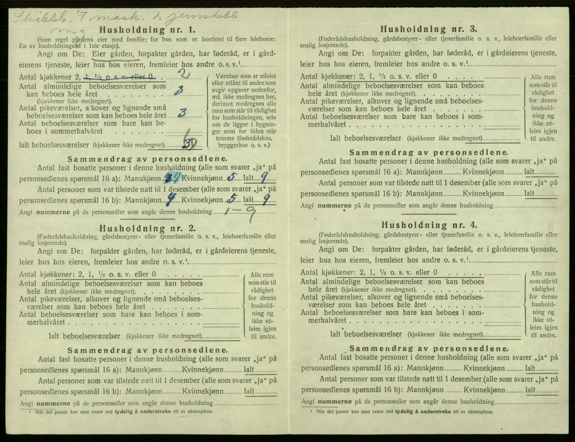 SAB, 1920 census for Laksevåg, 1920, p. 1184