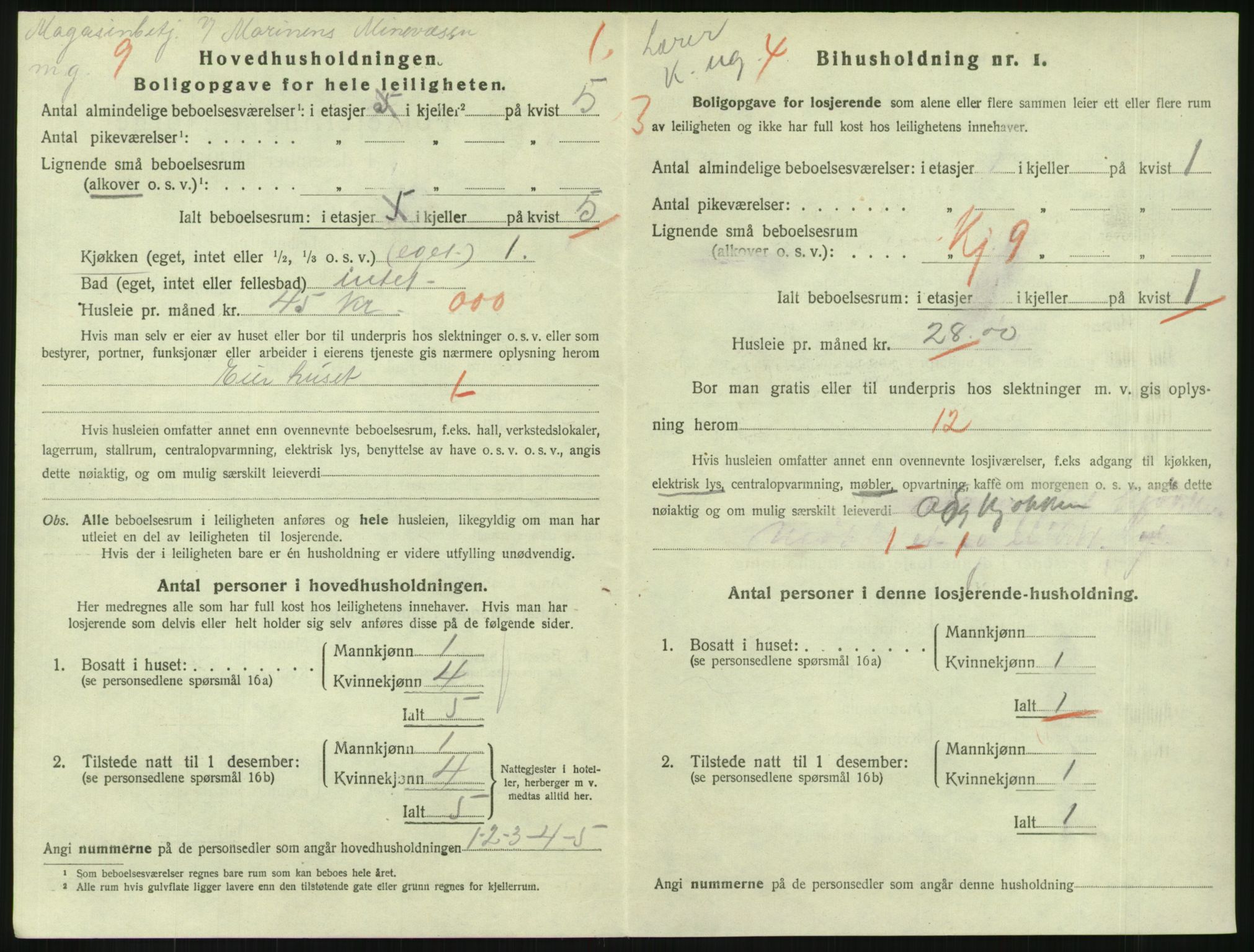 SAKO, 1920 census for Horten, 1920, p. 4170
