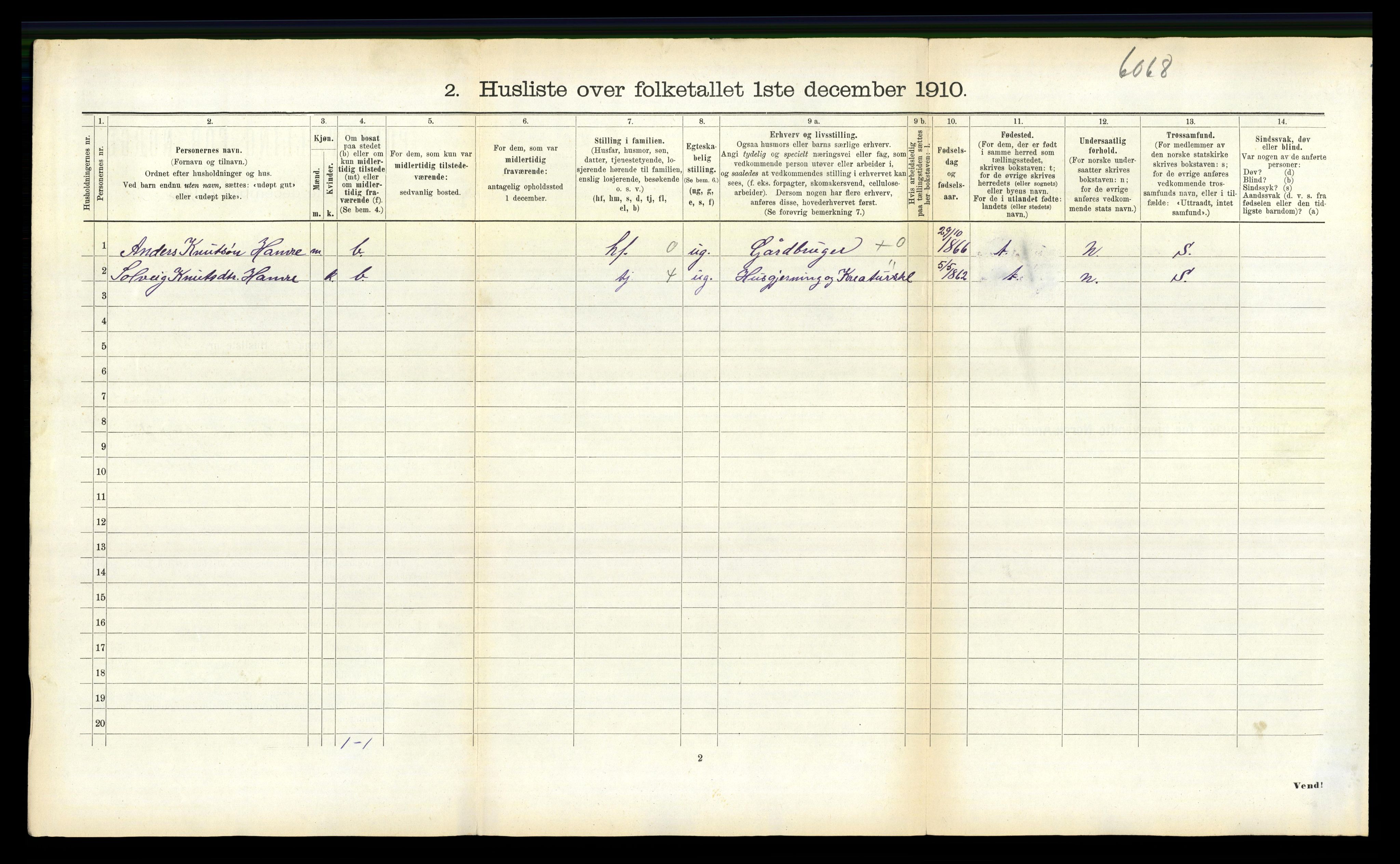 RA, 1910 census for Leikanger, 1910, p. 853