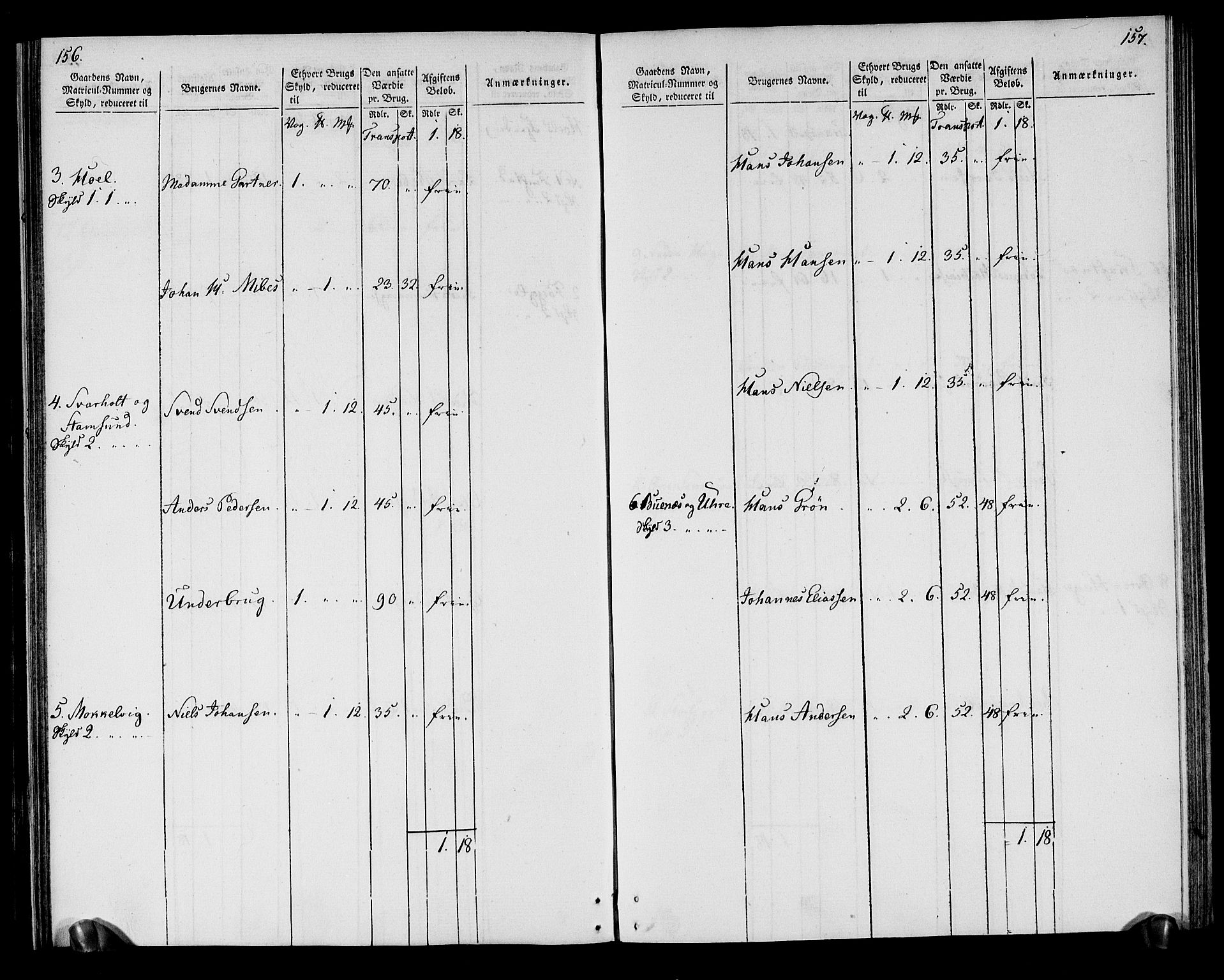 Rentekammeret inntil 1814, Realistisk ordnet avdeling, AV/RA-EA-4070/N/Ne/Nea/L0164: Vesterålen, Andenes og Lofoten fogderi. Oppebørselsregister, 1803, p. 81