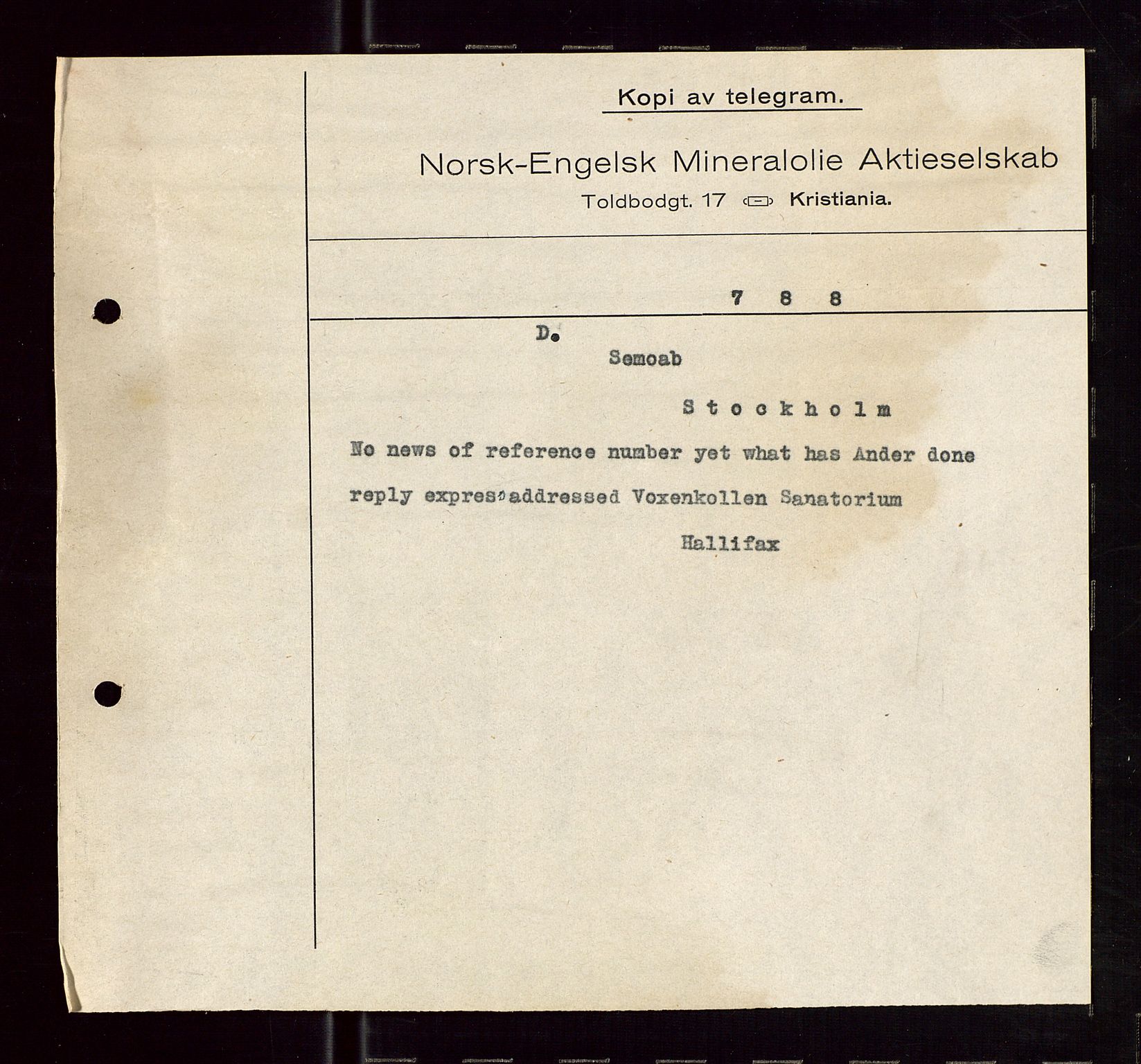 Pa 1521 - A/S Norske Shell, AV/SAST-A-101915/E/Ea/Eaa/L0005: Sjefskorrespondanse, 1918, p. 368