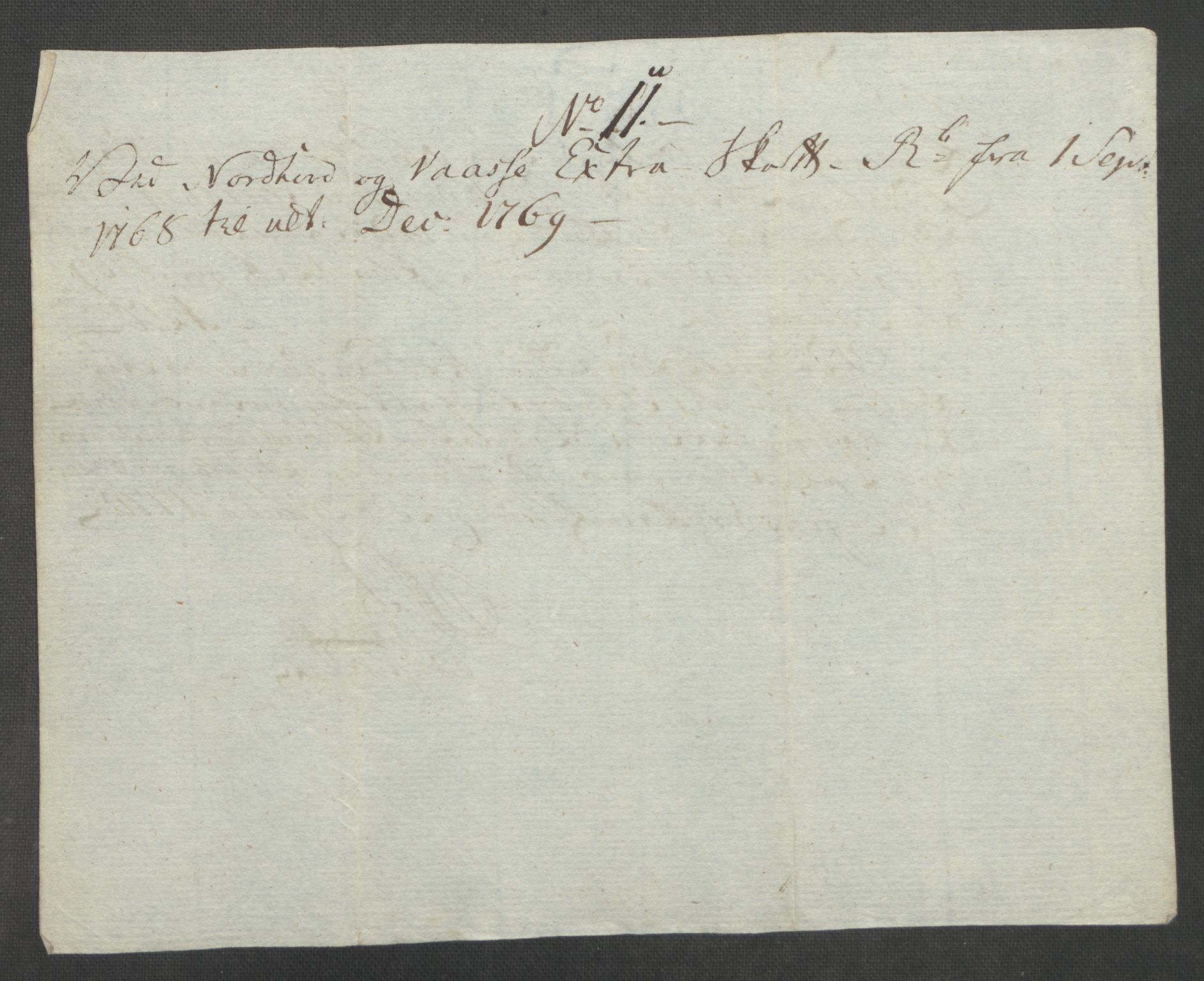 Rentekammeret inntil 1814, Reviderte regnskaper, Fogderegnskap, AV/RA-EA-4092/R51/L3303: Ekstraskatten Nordhordland og Voss, 1762-1772, p. 377