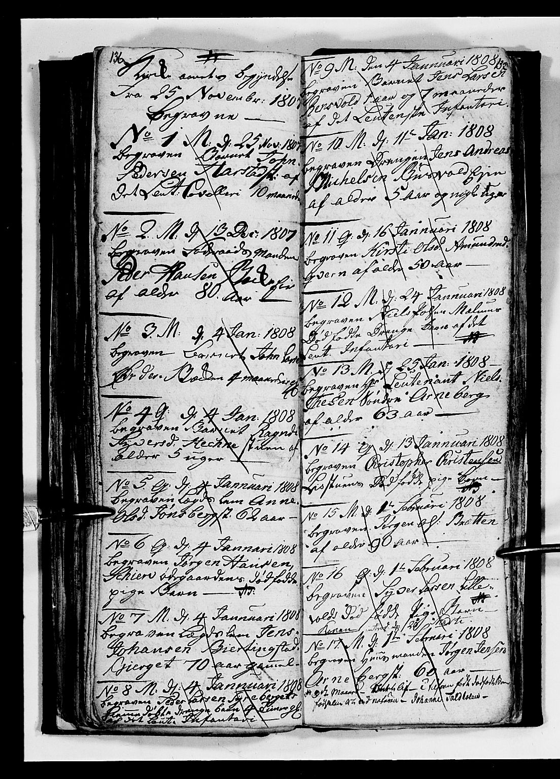 Romedal prestekontor, SAH/PREST-004/L/L0004: Parish register (copy) no. 4, 1807-1814, p. 136-137