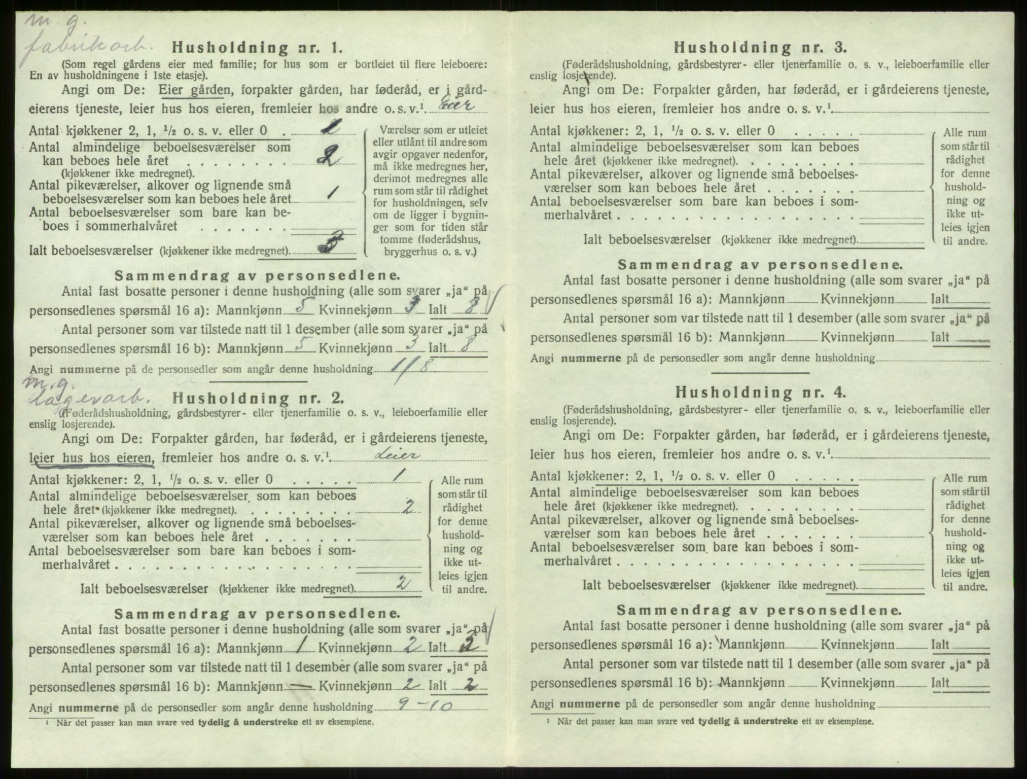 SAB, 1920 census for Åsane, 1920, p. 193