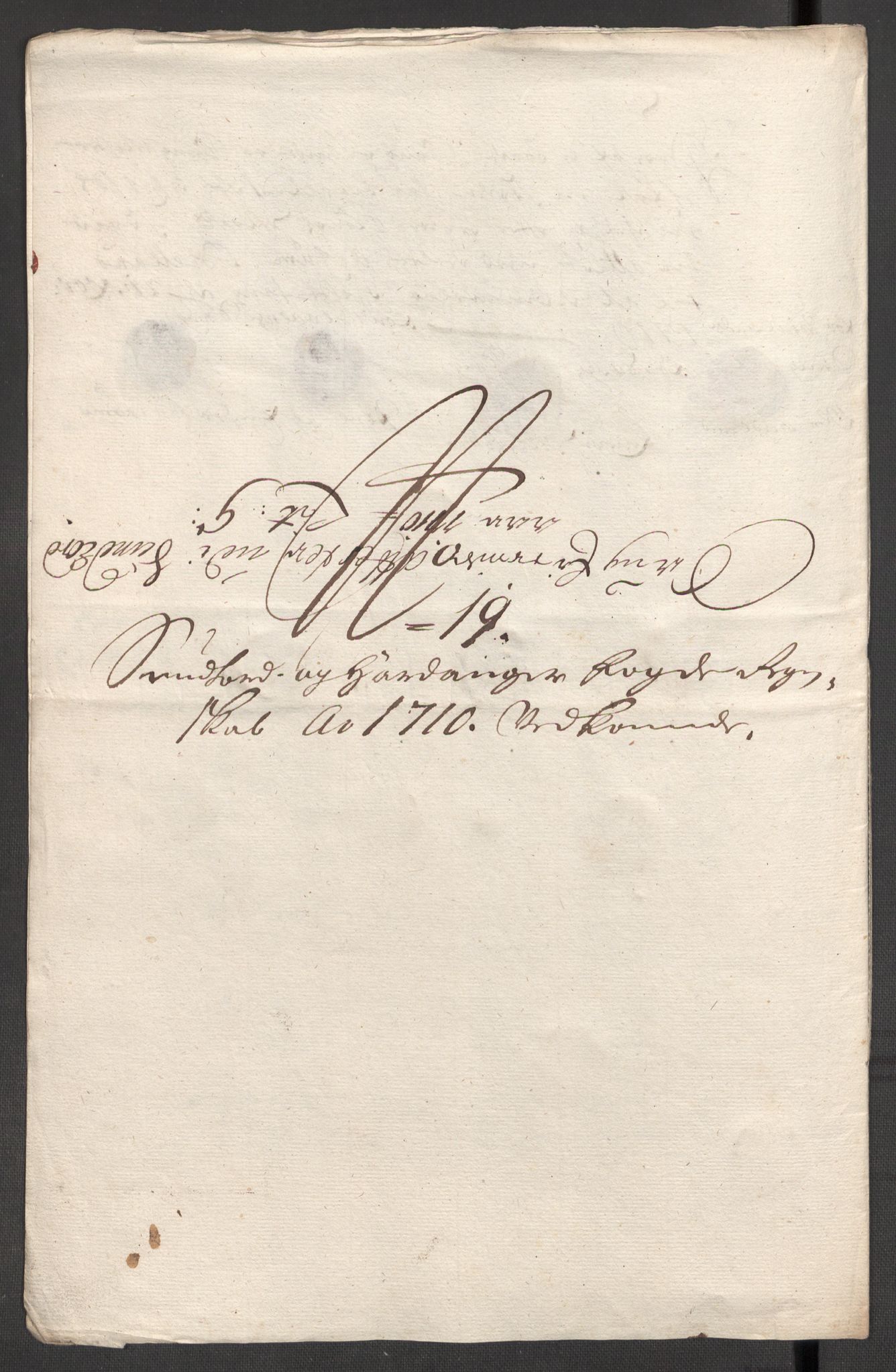 Rentekammeret inntil 1814, Reviderte regnskaper, Fogderegnskap, RA/EA-4092/R48/L2986: Fogderegnskap Sunnhordland og Hardanger, 1709-1710, p. 478