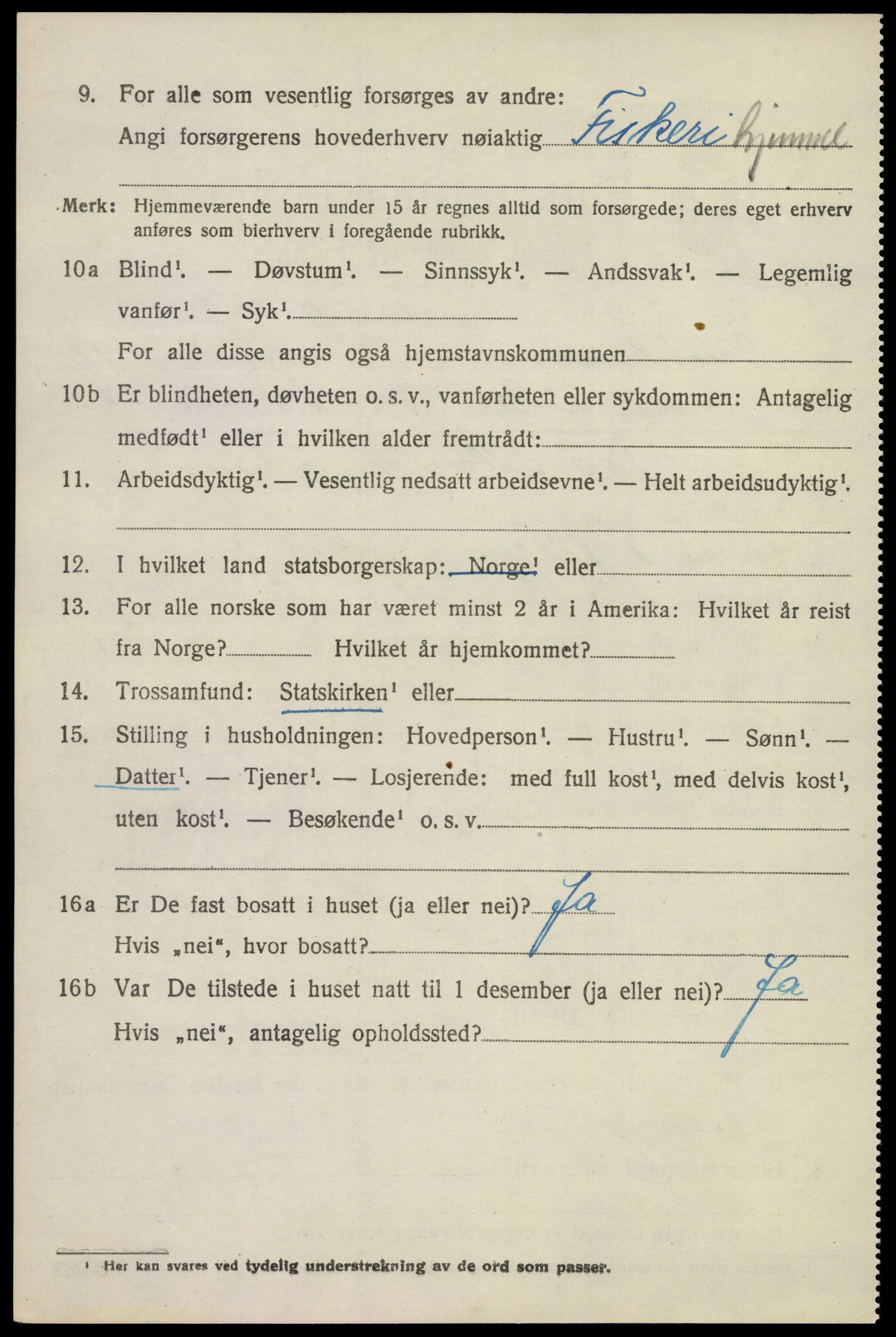SAKO, 1920 census for Brunlanes, 1920, p. 10526