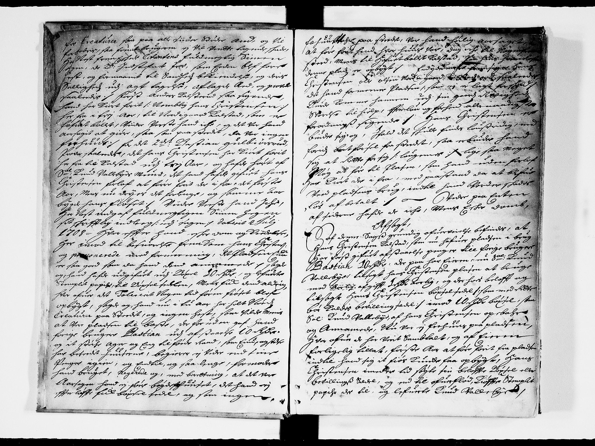 Sorenskriverier i Gudbrandsdalen, SAH/TING-036/G/Gb/Gbb/L0028: Tingbok - Sør-Gudbrandsdal, 1708-1709, p. 1b-2a